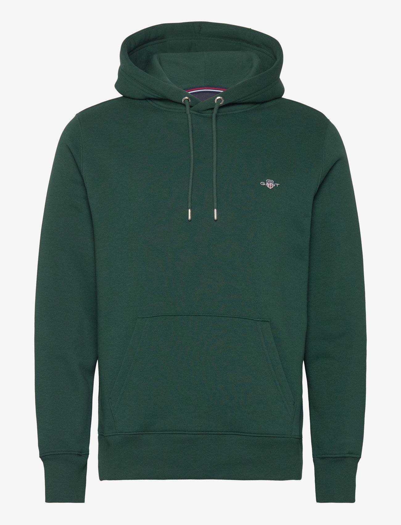 GANT - REG SHIELD HOODIE - hættetrøjer - tartan green - 1