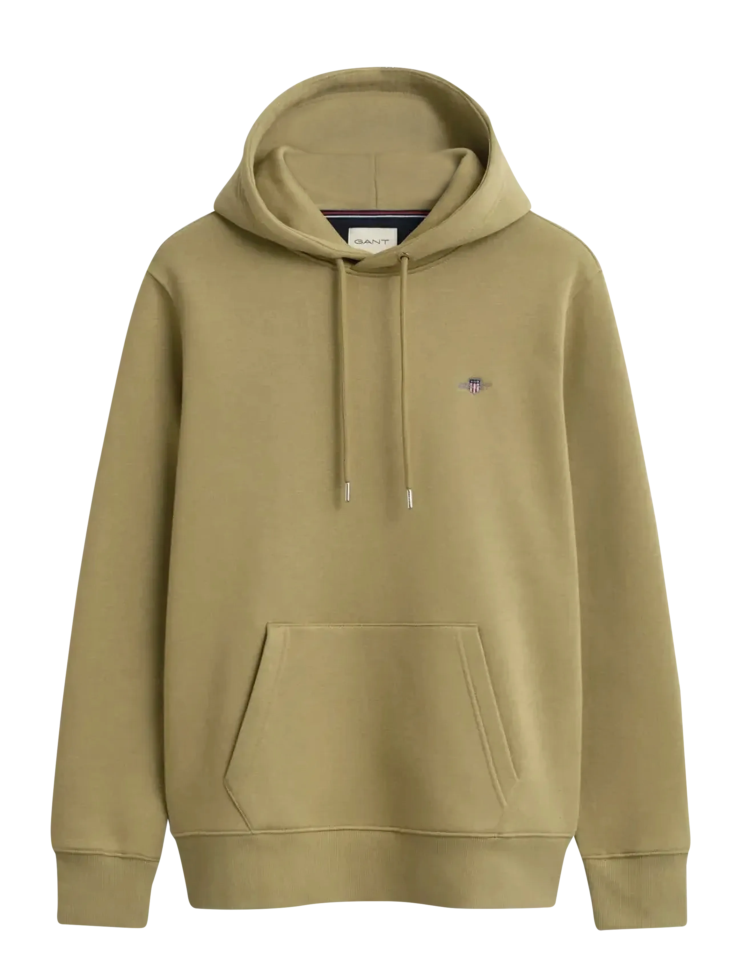 Gant REG SHIELD HOODIE - Kapuzenpullover - WOODY BEIGE / beige