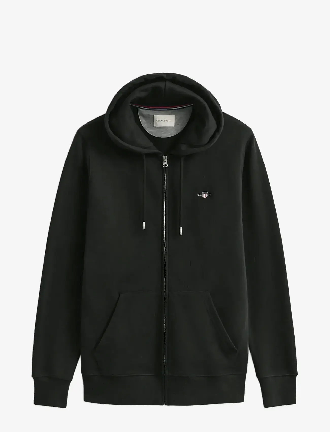 GANT - REG SHIELD FULL ZIP HOODIE - hoodies - black - 1