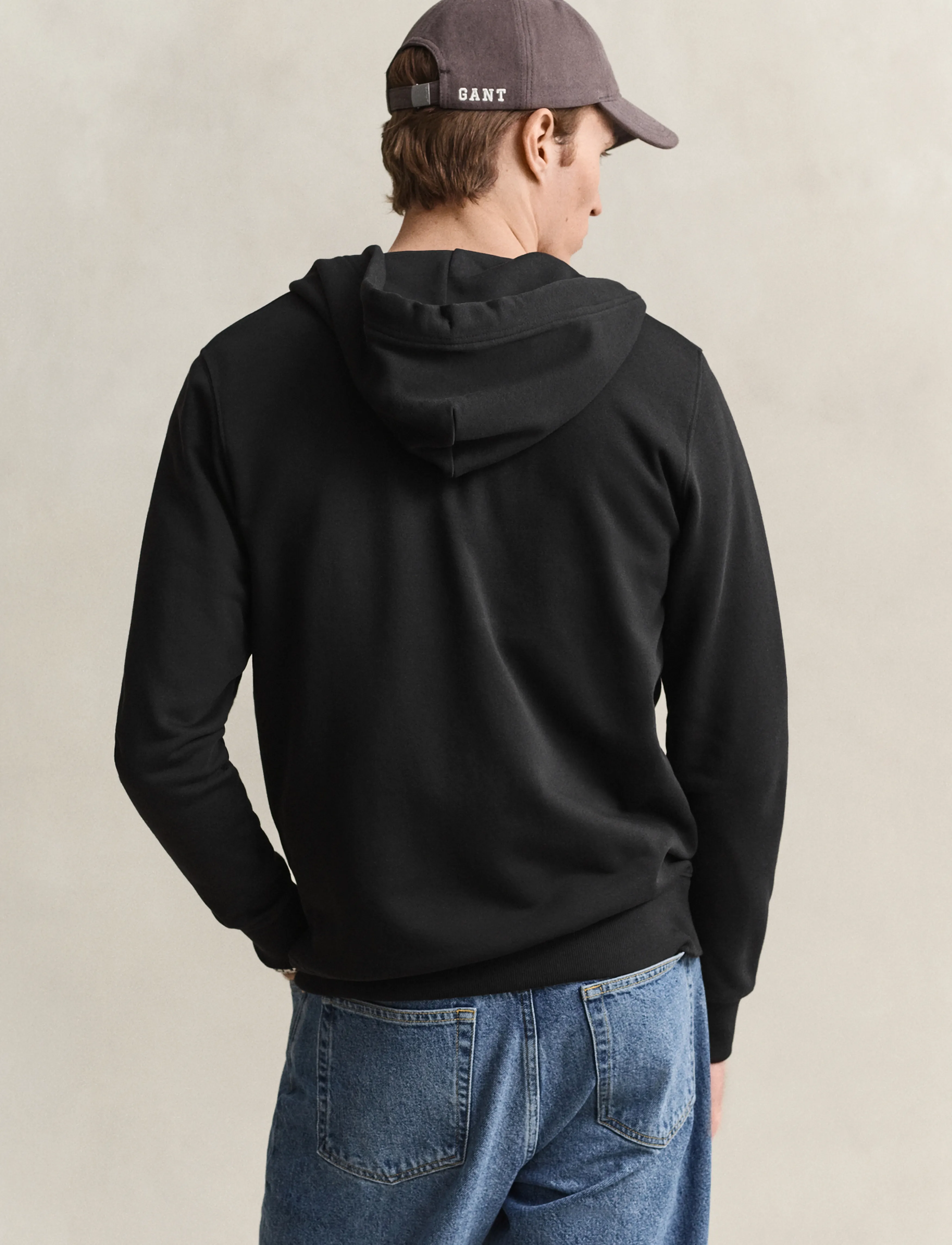 Gant - REG SHIELD FULL ZIP HOODIE - kapuutsiga pusad - black - 2