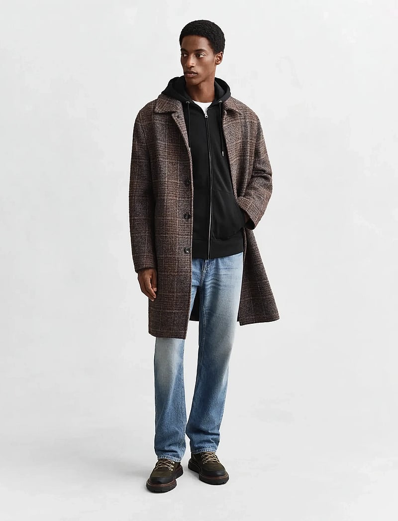 GANT - REG SHIELD FULL ZIP HOODIE - kapuzenpullover - black - 4