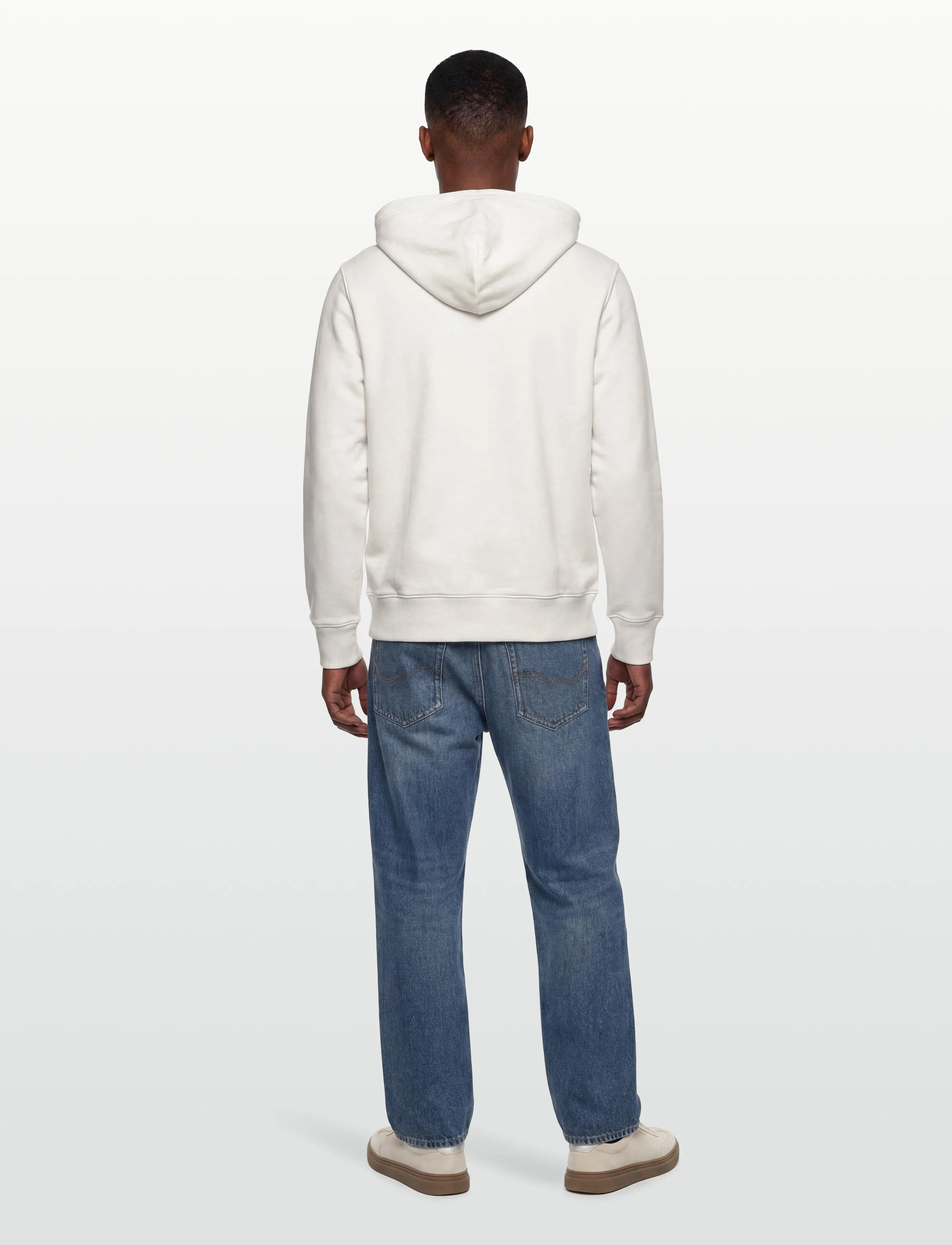 Gant - REG SHIELD FULL ZIP HOODIE - kapuutsiga dressipluusid - eggshell - 4