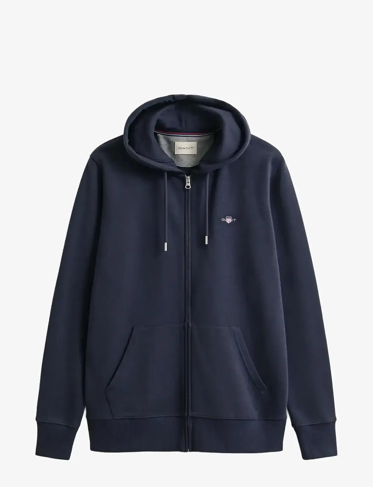 GANT - REG SHIELD FULL ZIP HOODIE - hoodies - evening blue - 1