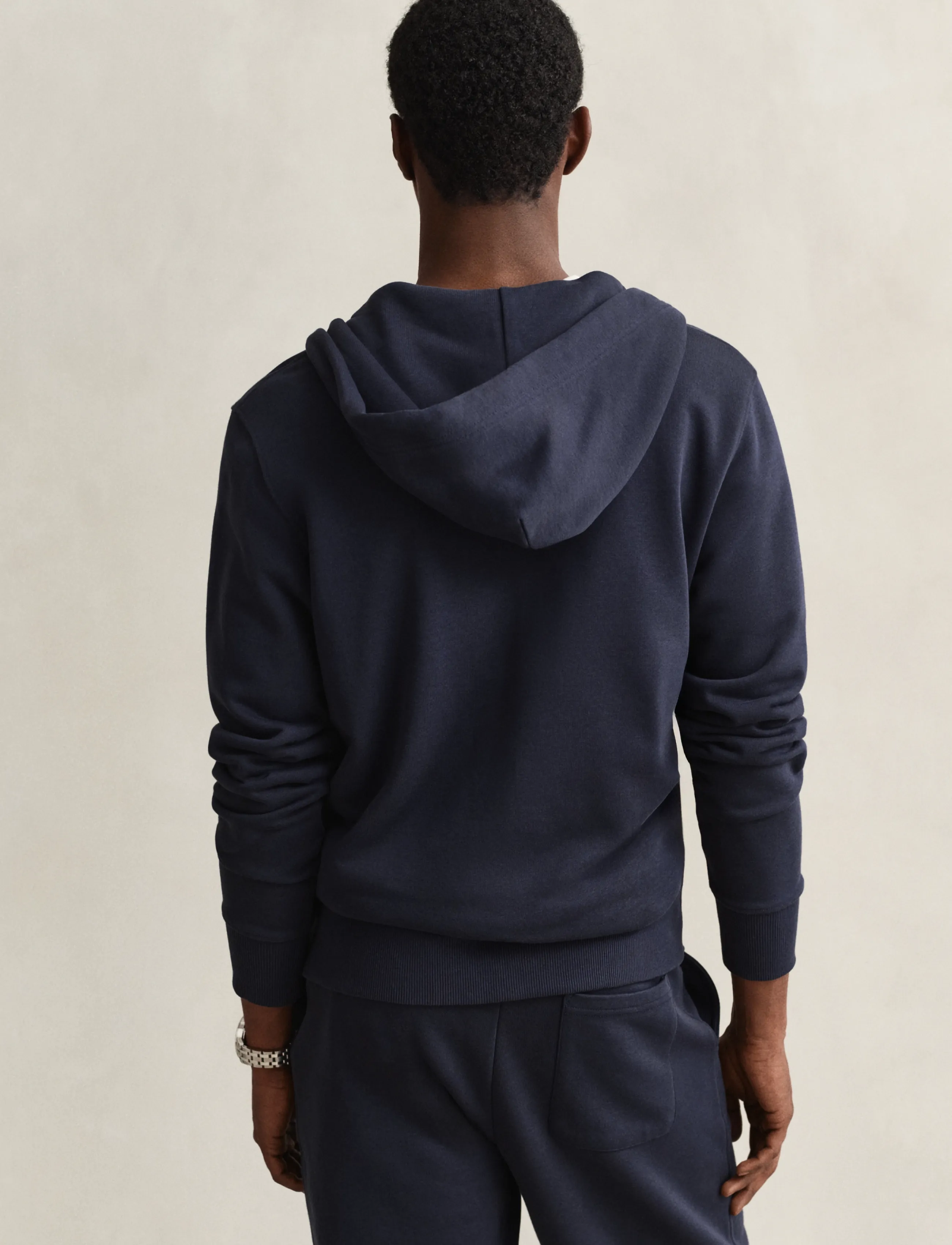 Gant - REG SHIELD FULL ZIP HOODIE - kapuzenpullover - evening blue - 2