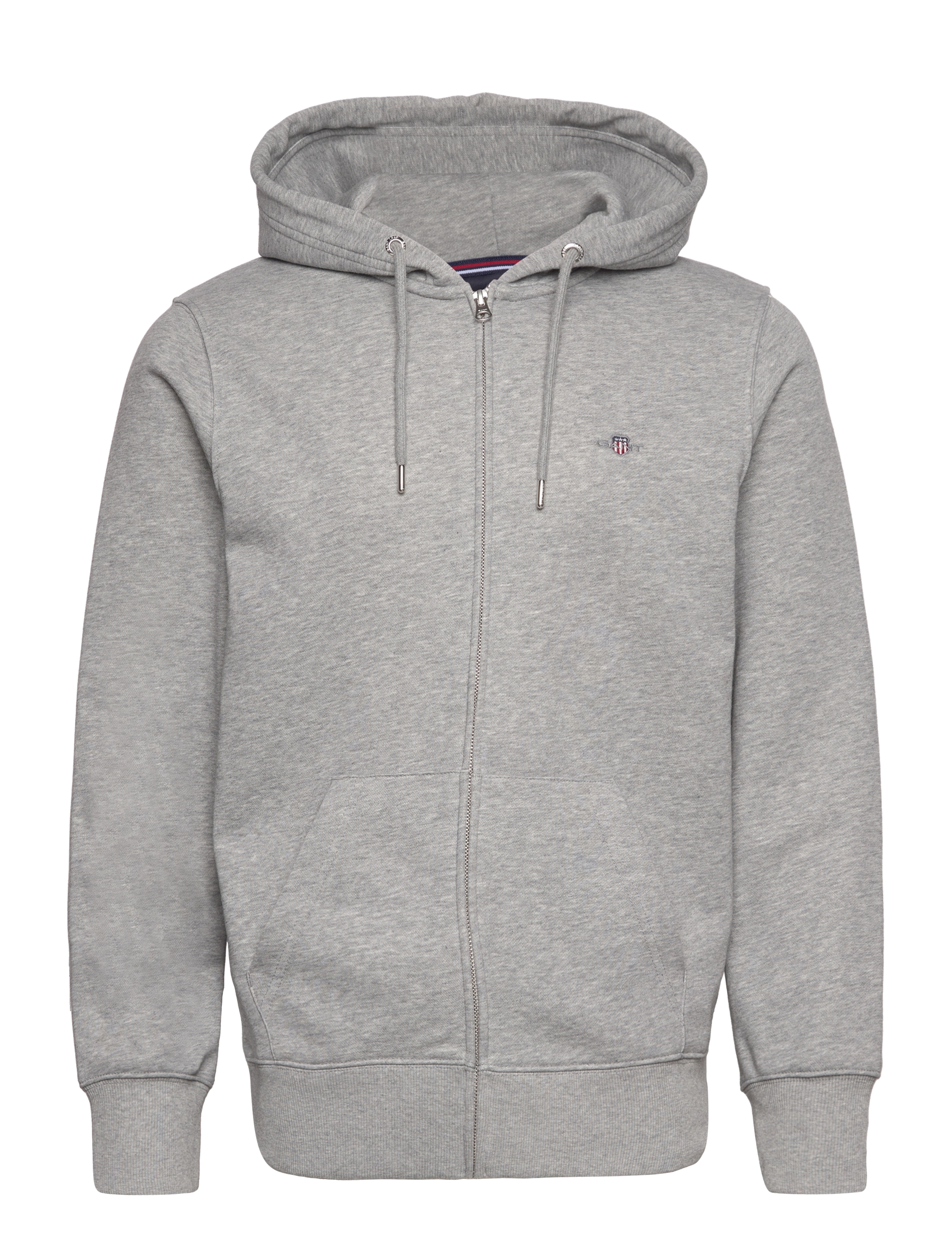 GANT Reg Shield Full Zip Hoodie Grau - XL - Herren
