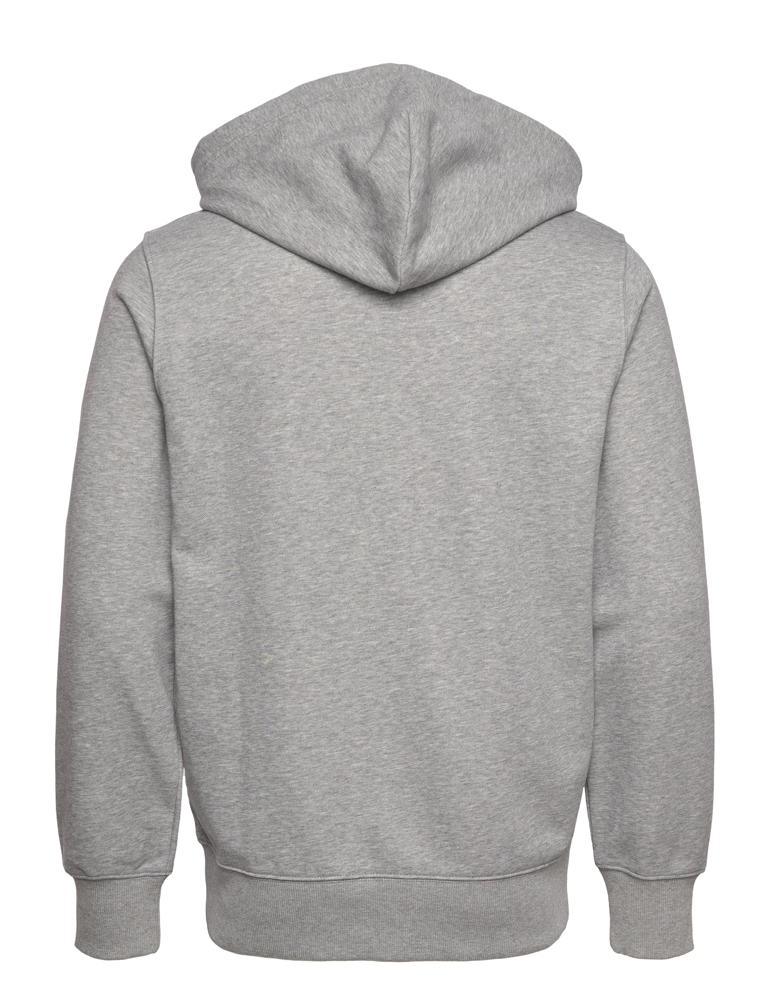 Gant - REG SHIELD FULL ZIP HOODIE - sweatshirts - grey melange - 3