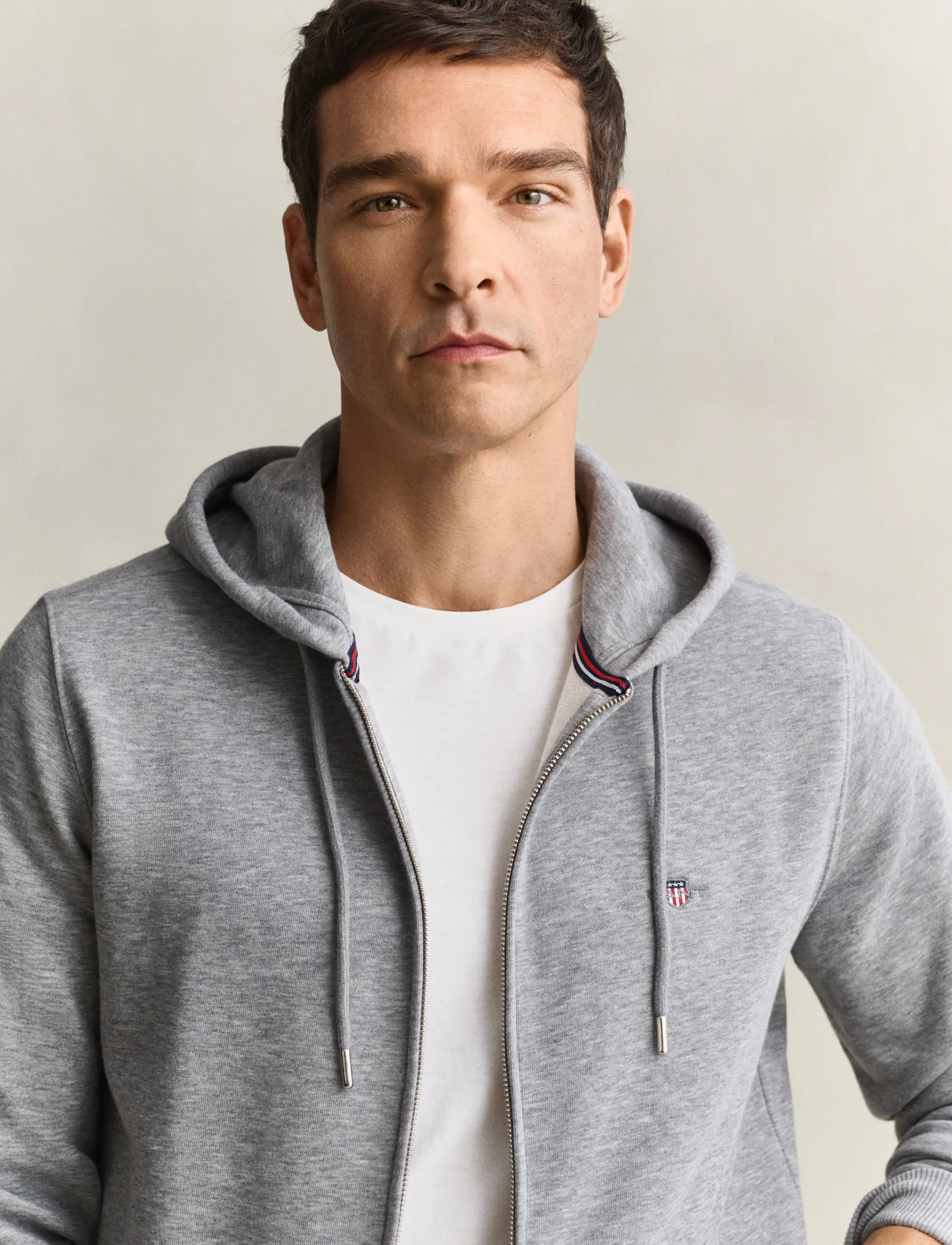Gant Reg Shield Full Zip Hoodie herr – bild 8
