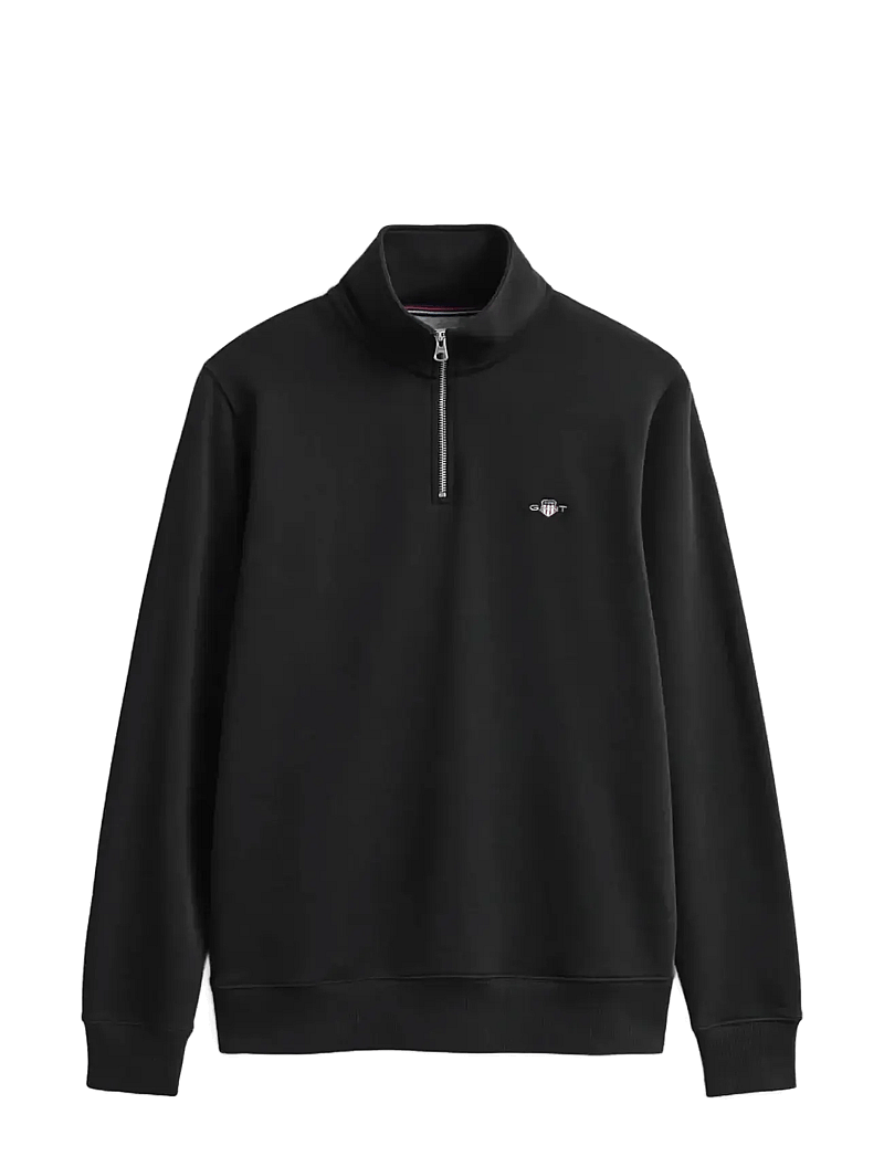 GANT - REG SHIELD HALF ZIP SWEAT - shop efter anledning - black - 1
