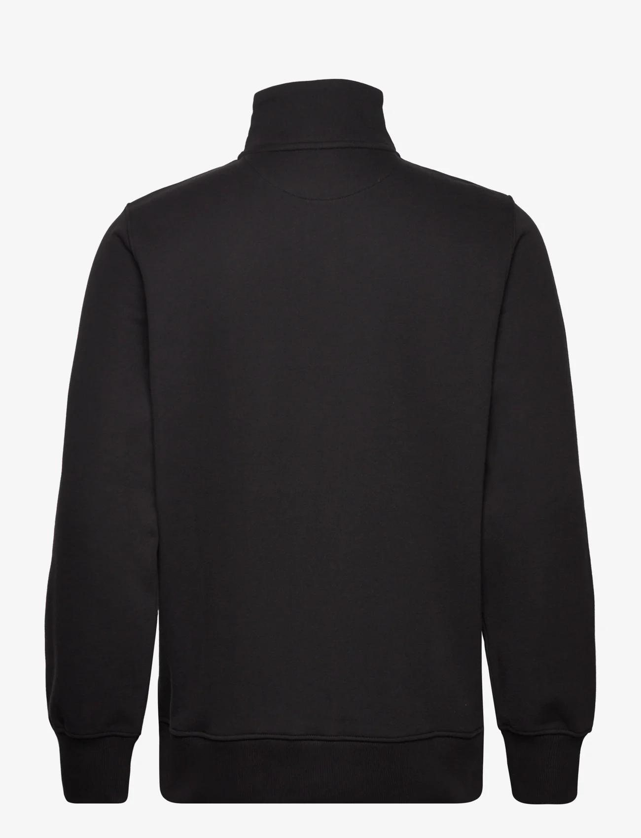 GANT - REG SHIELD HALF ZIP SWEAT - sweatshirts - black - 1