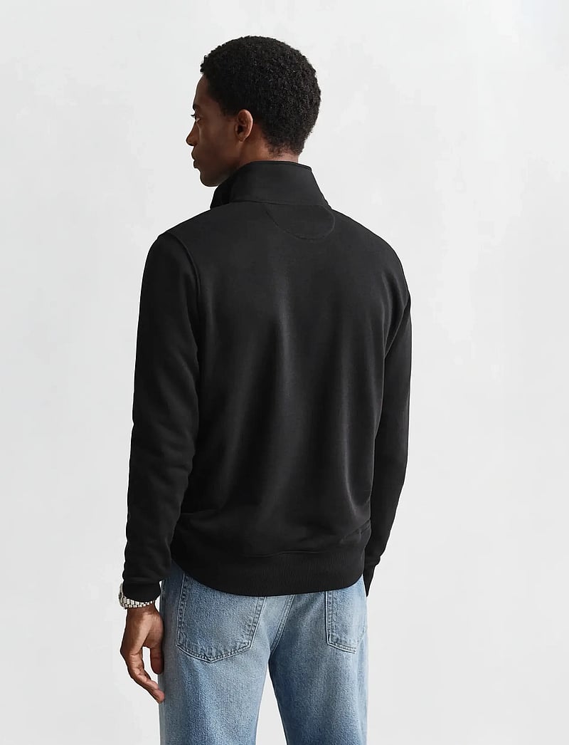 GANT - REG SHIELD HALF ZIP SWEAT - shop efter anledning - black - 2