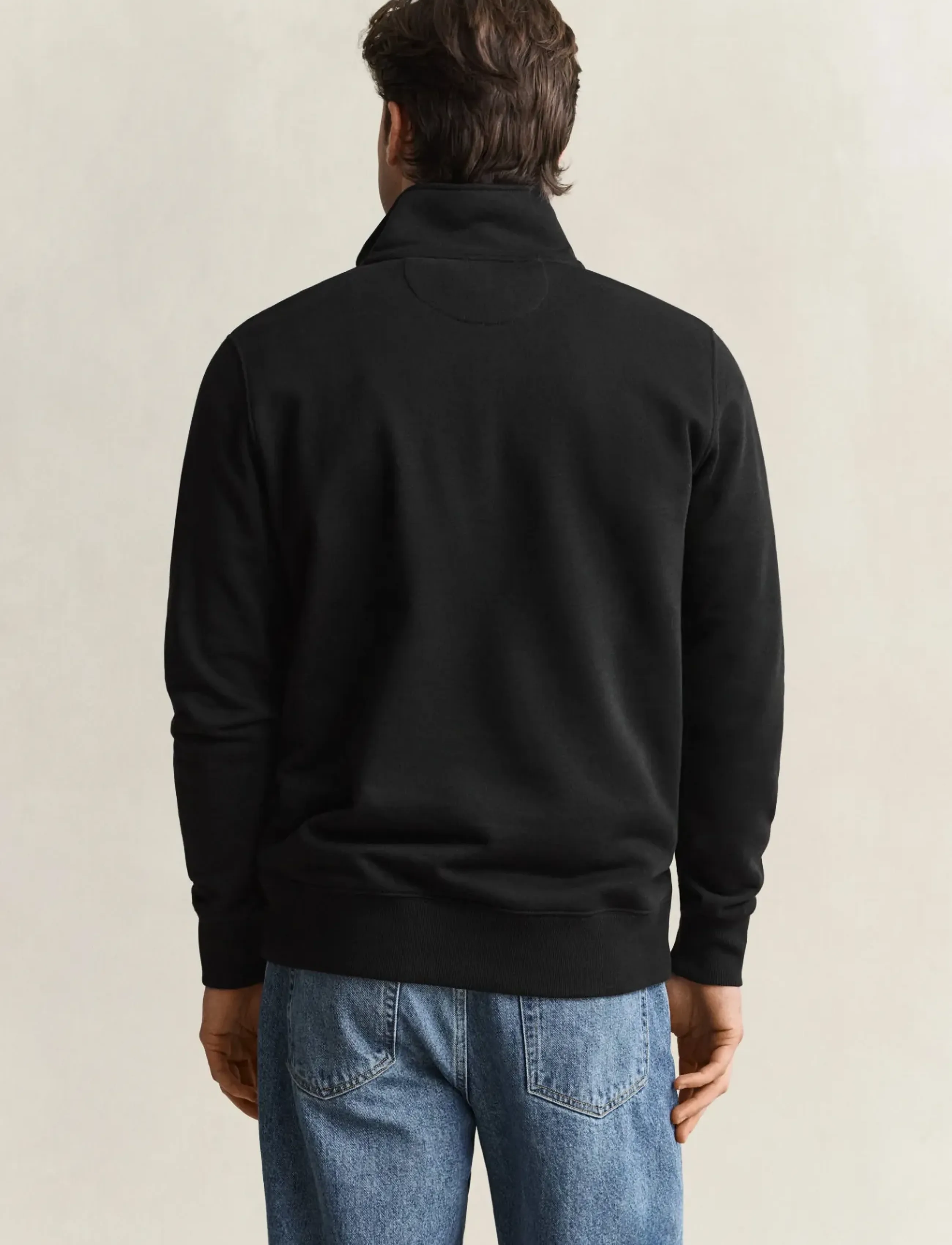Gant - REG SHIELD HALF ZIP SWEAT - shop by occasion - black - 3