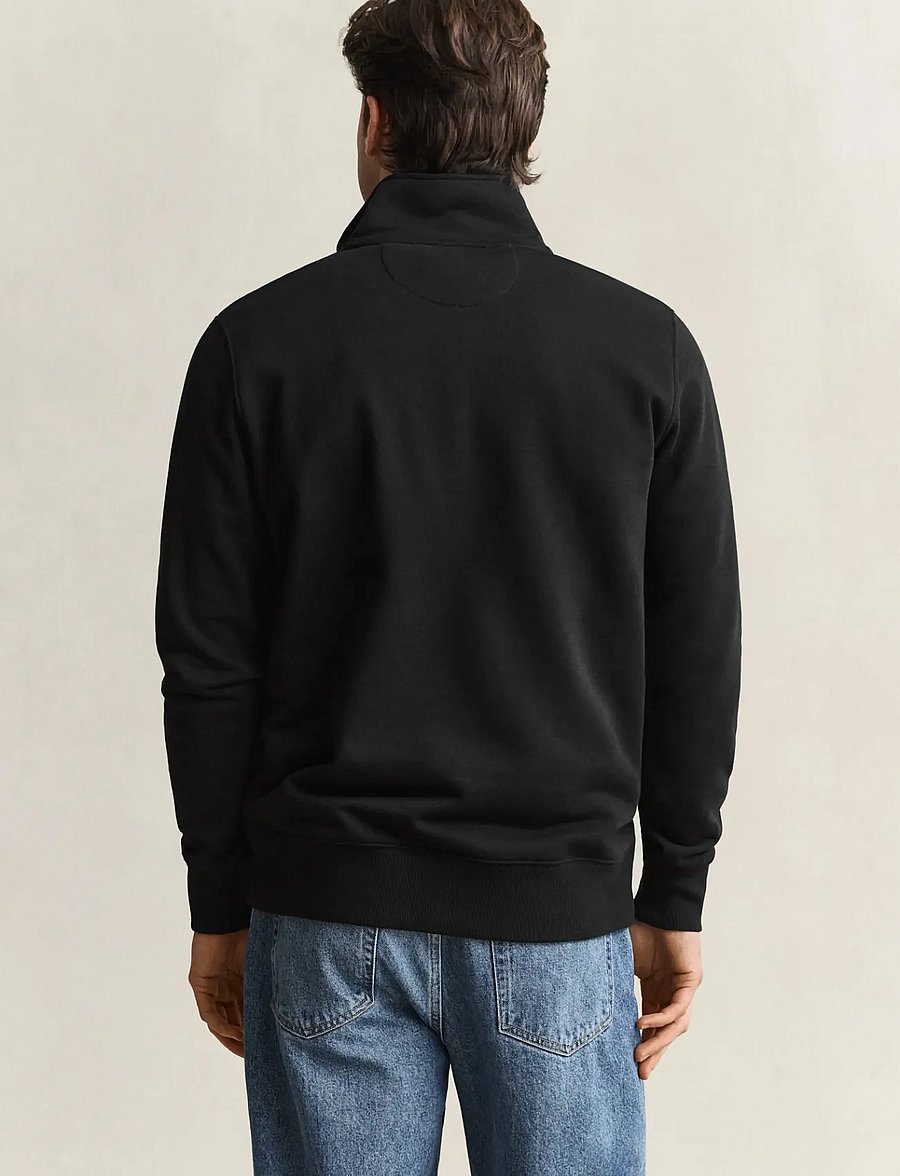 Gant - REG SHIELD HALF ZIP SWEAT - shop by occasion - black - 3