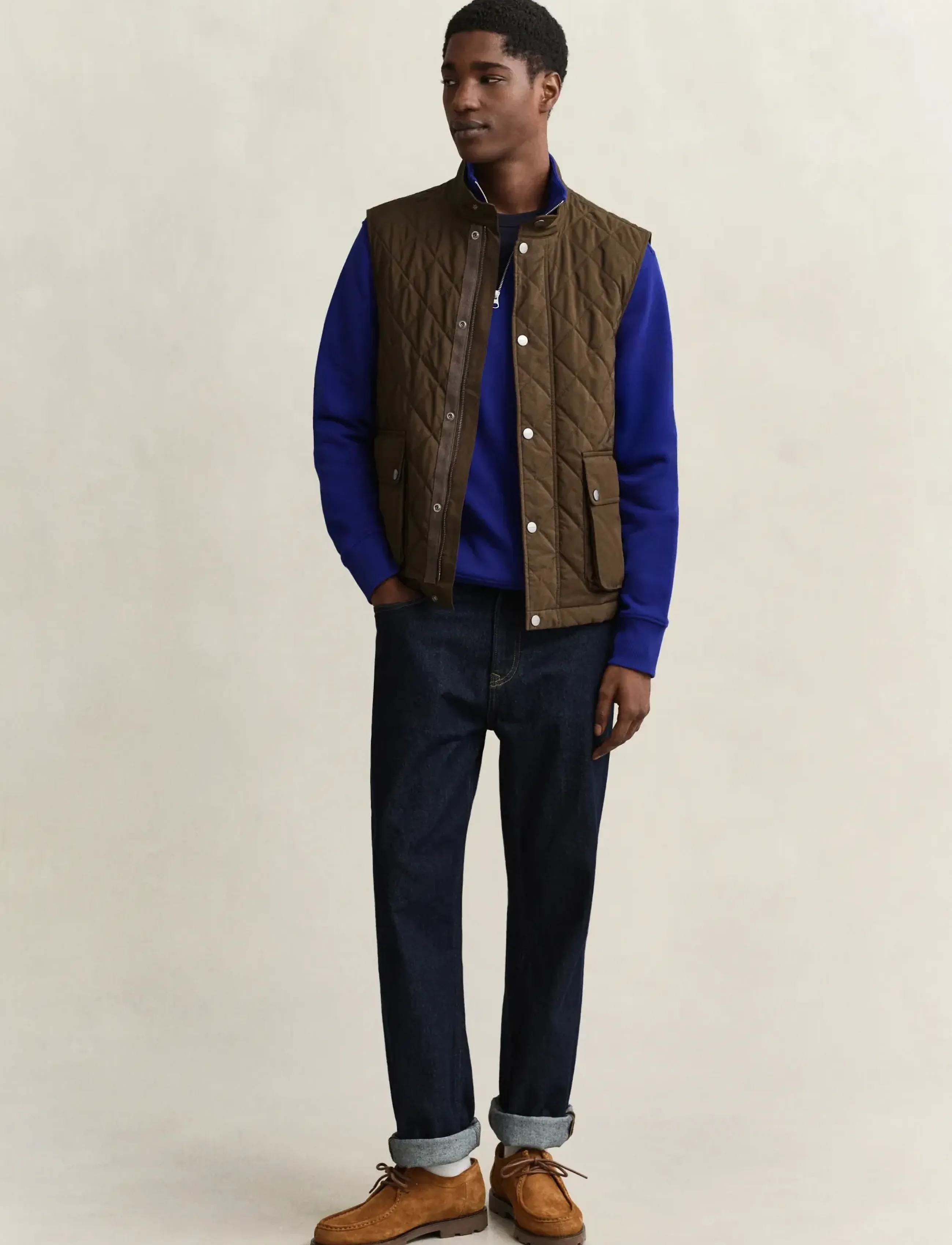 Gant - REG SHIELD HALF ZIP SWEAT - nach anlass kaufen - crisp blue - 4
