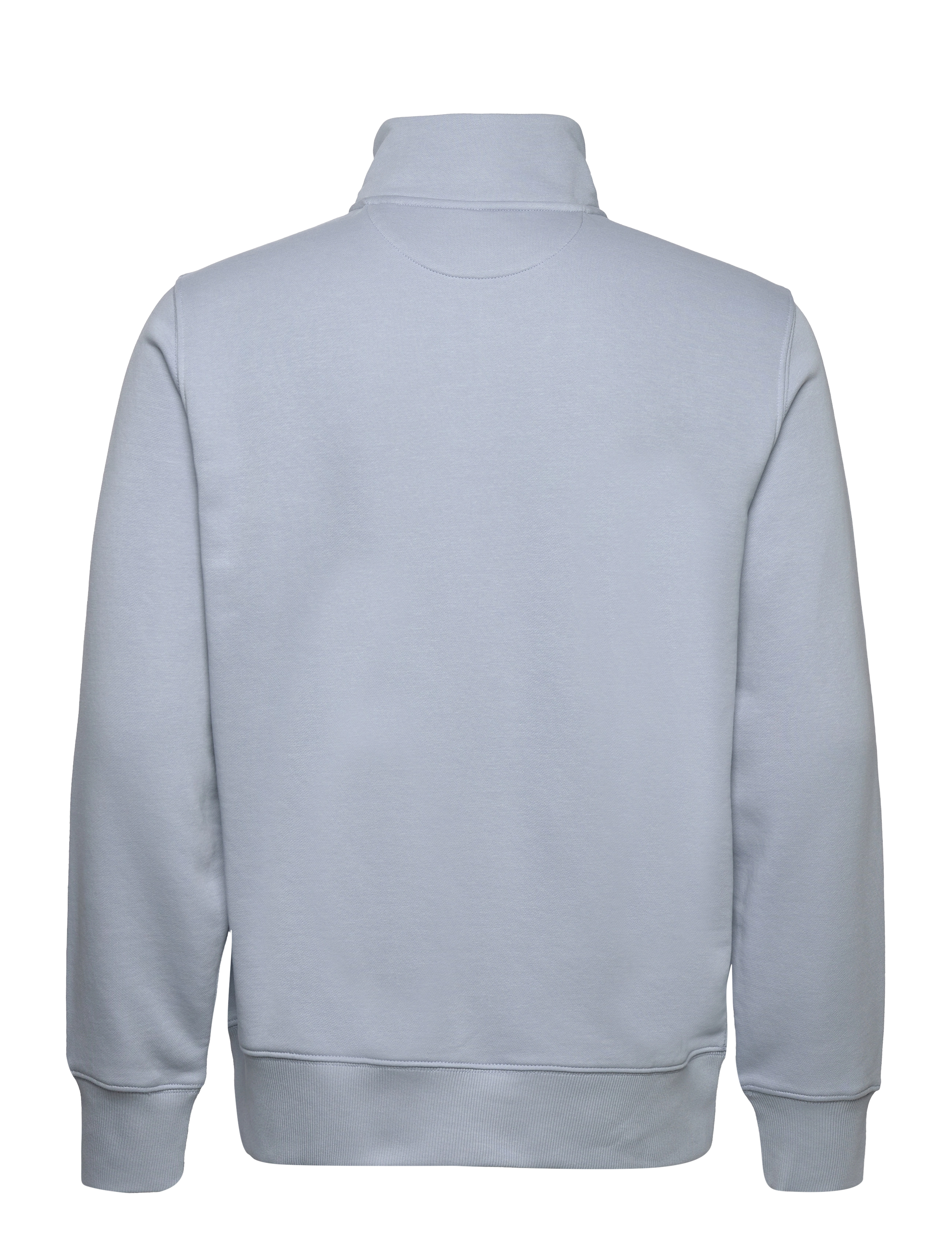 Gant - REG SHIELD HALF ZIP SWEAT - sweatshirts - dove blue - 1