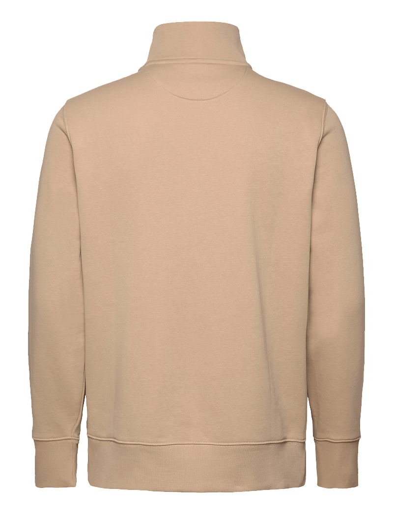 GANT - REG SHIELD HALF ZIP SWEAT - shoppa efter tillfälle - dry sand - 1