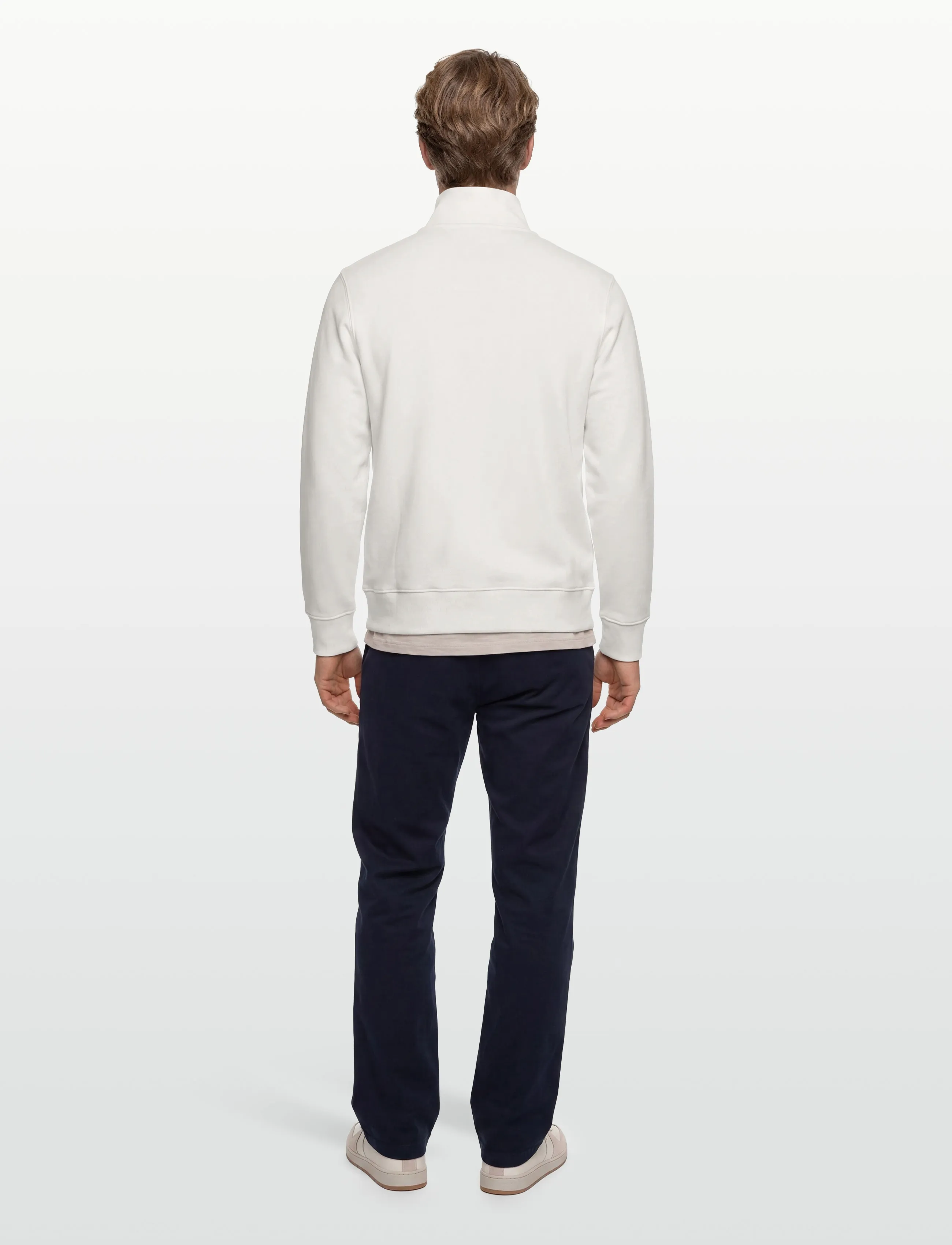 Gant - REG SHIELD HALF ZIP SWEAT - män - eggshell - 4