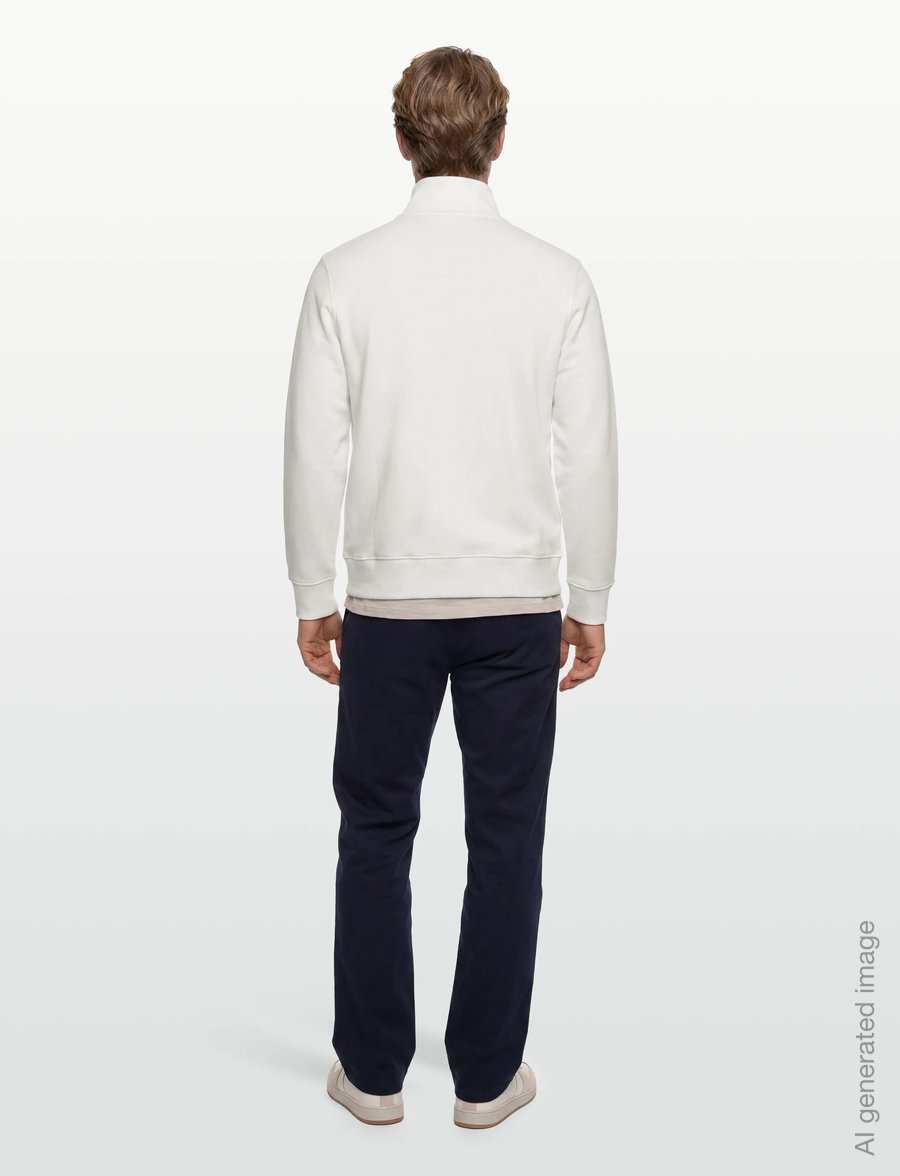 Gant - REG SHIELD HALF ZIP SWEAT - pullover mit halbem reißverschluss - eggshell - 4