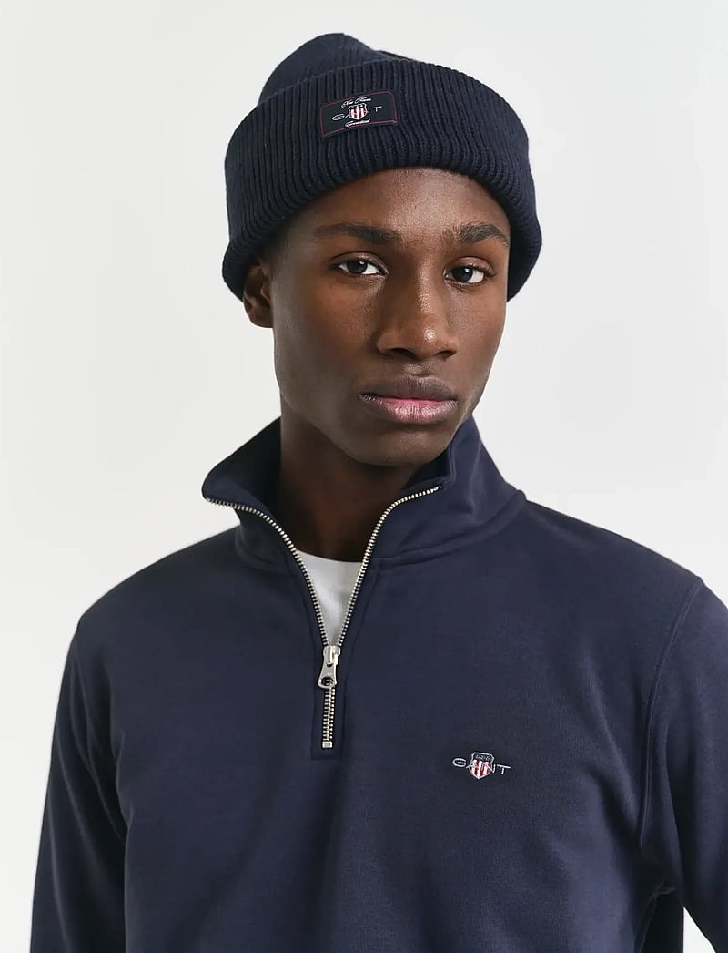 GANT - REG SHIELD HALF ZIP SWEAT - truien - evening blue - 4