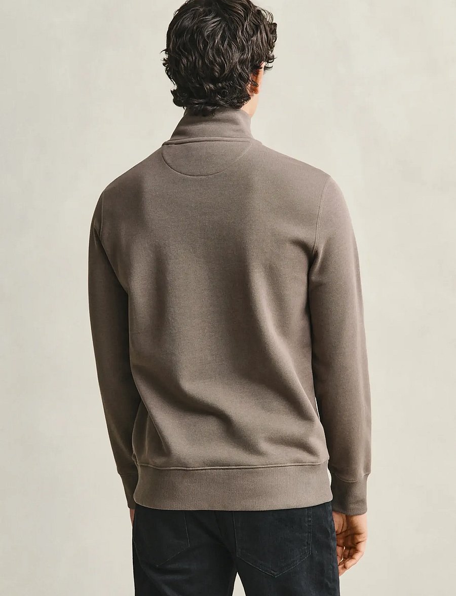 Gant - REG SHIELD HALF ZIP SWEAT - pullover mit halbem reißverschluss - faded taupe - 2