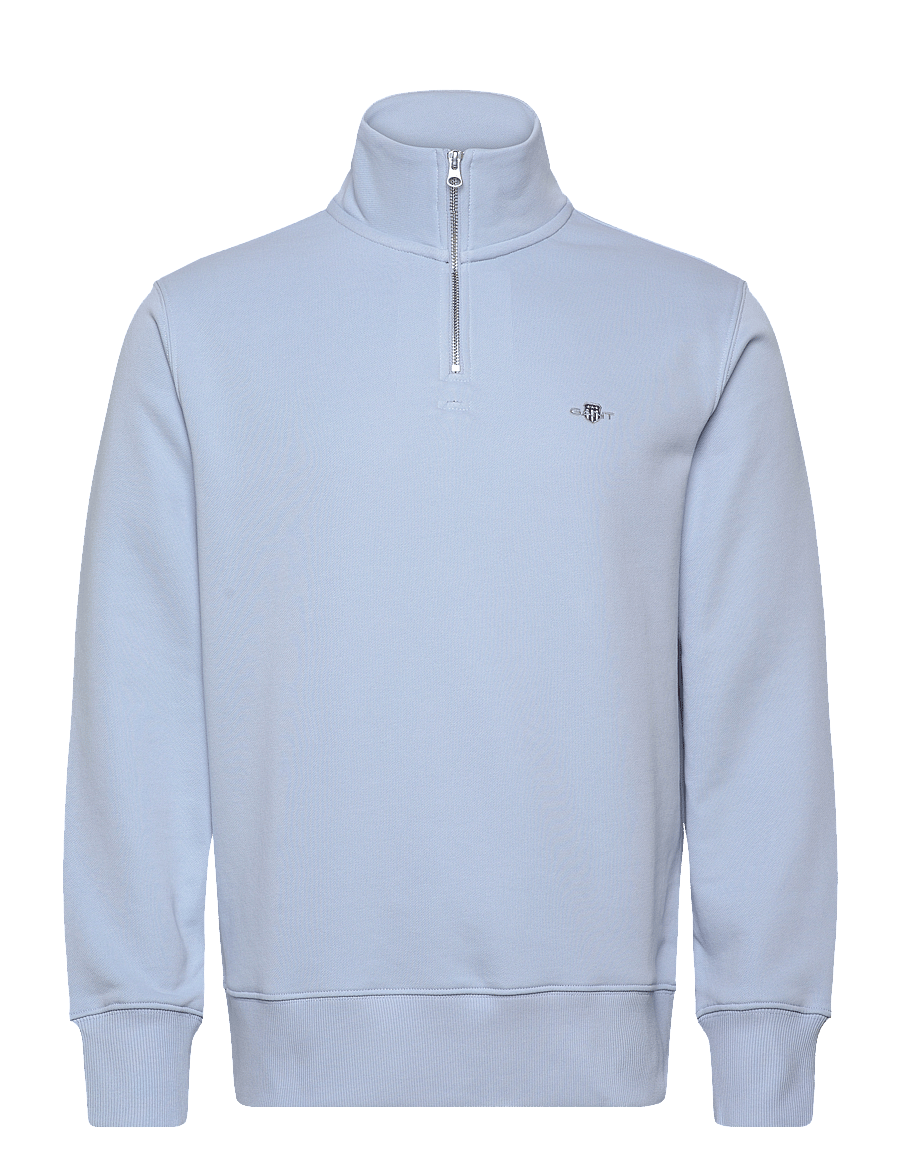 Gant - REG SHIELD HALF ZIP SWEAT - pullover mit halbem reißverschluss - fresh blue - 1