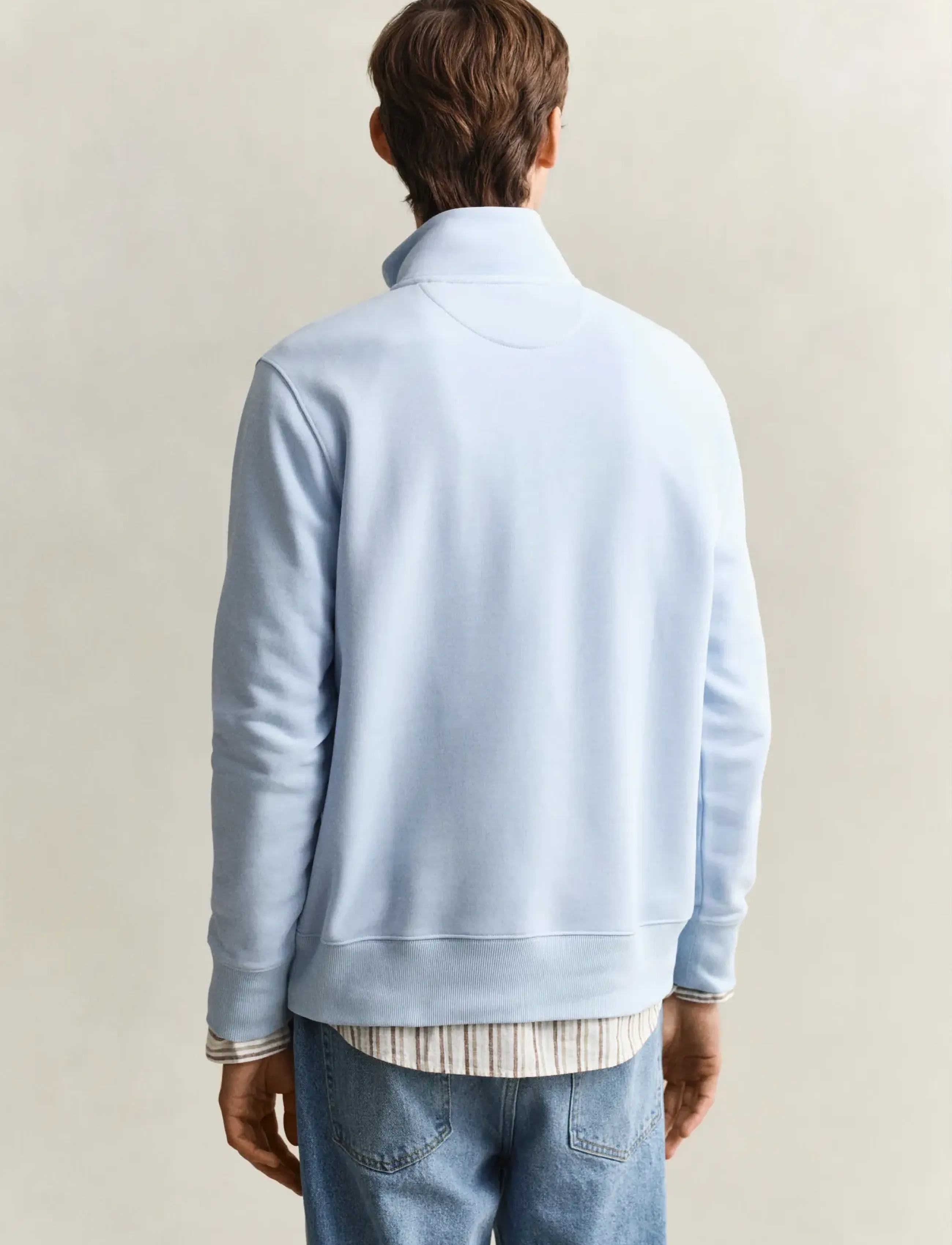 Gant - REG SHIELD HALF ZIP SWEAT - shop by occasion - fresh blue - 3