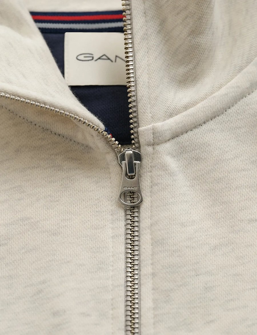 Gant - REG SHIELD HALF ZIP SWEAT - pullover mit halbem reißverschluss - glacier melange - 2