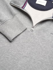 GANT - REG SHIELD HALF ZIP SWEAT - sweatshirts - grey melange - 2