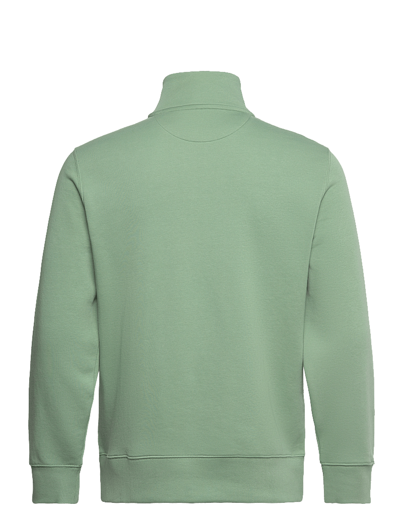 GANT - REG SHIELD HALF ZIP SWEAT - verslaðu eftir tilefni - kalamata green - 1