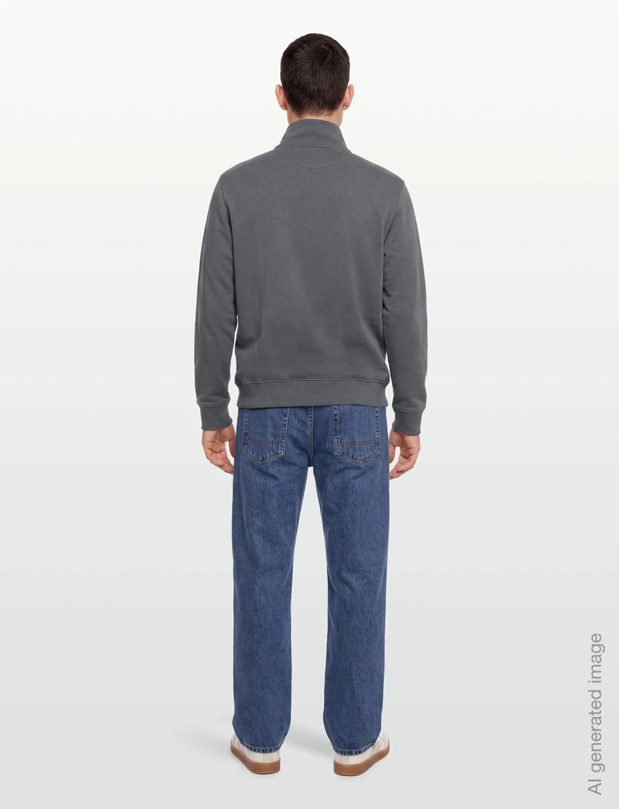 Gant - REG SHIELD HALF ZIP SWEAT - pullover mit halbem reißverschluss - mid grey - 4