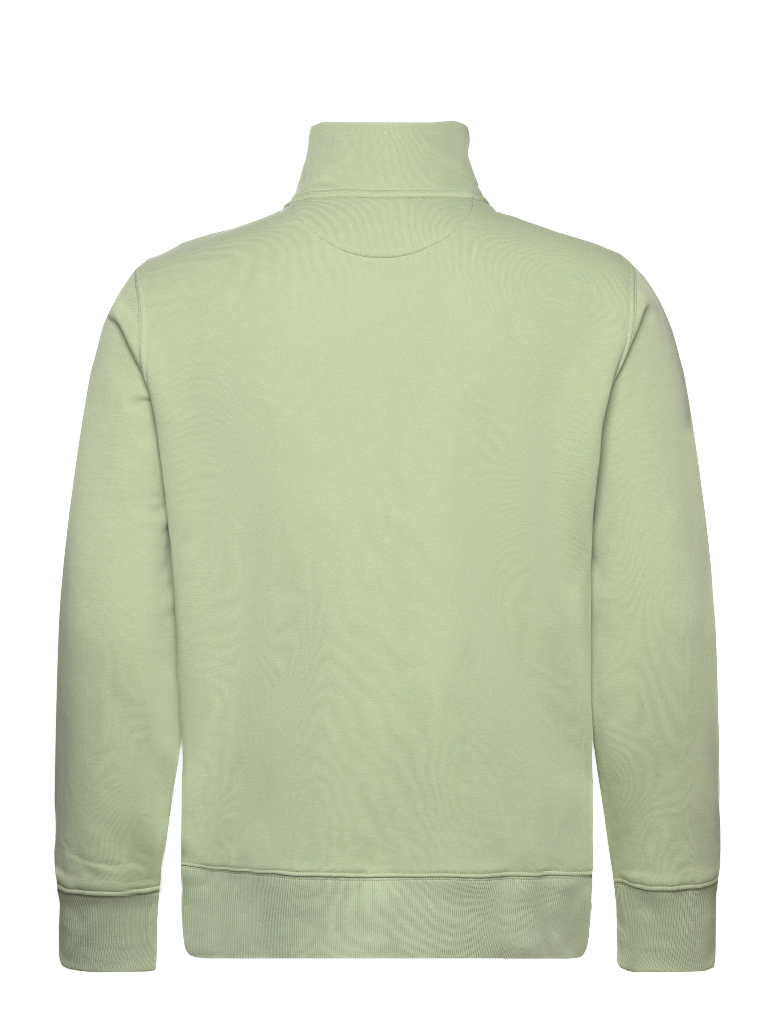 Gant - REG SHIELD HALF ZIP SWEAT - sweatshirts - milky matcha - 1