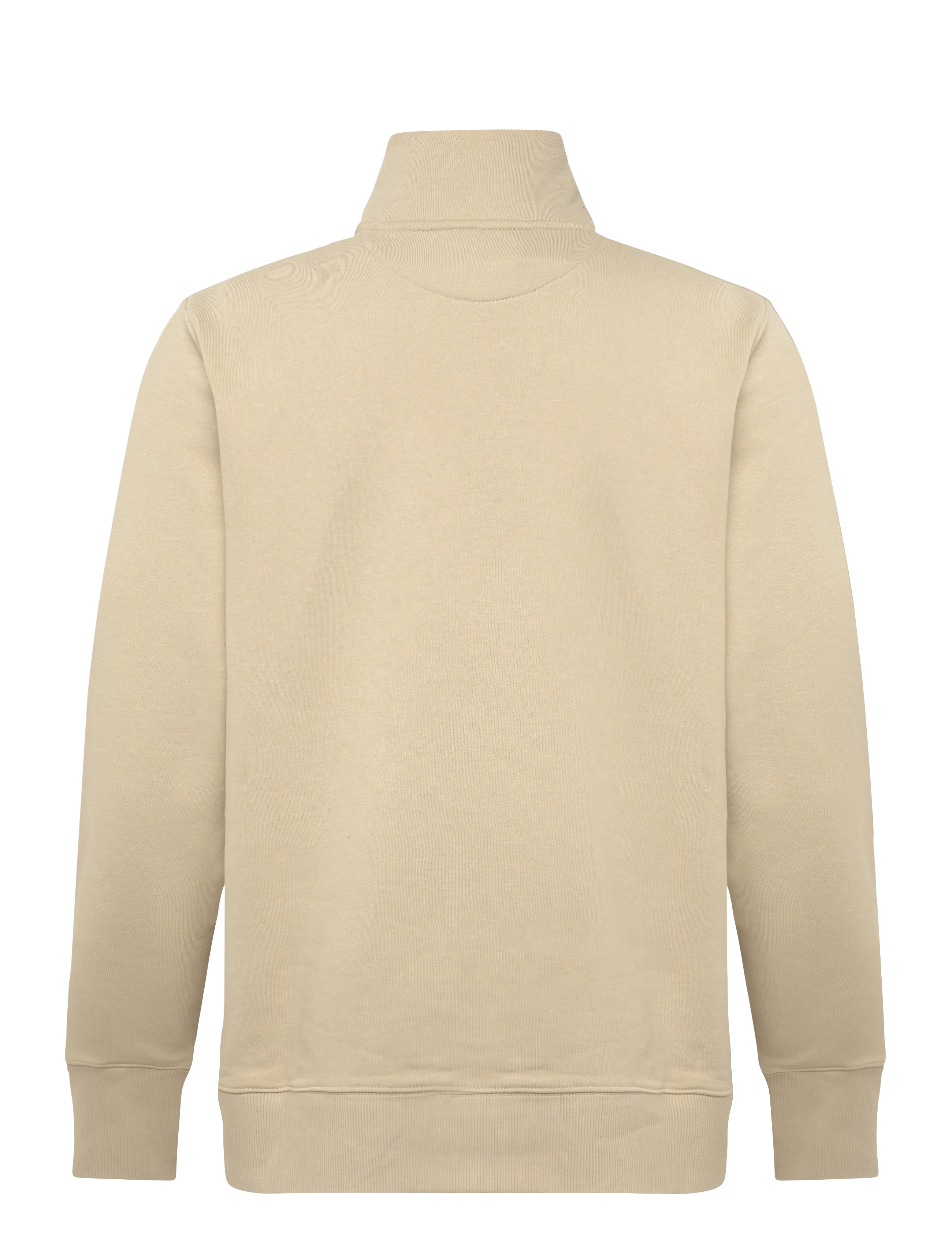 Gant - REG SHIELD HALF ZIP SWEAT - sweatshirts - oat beige - 1
