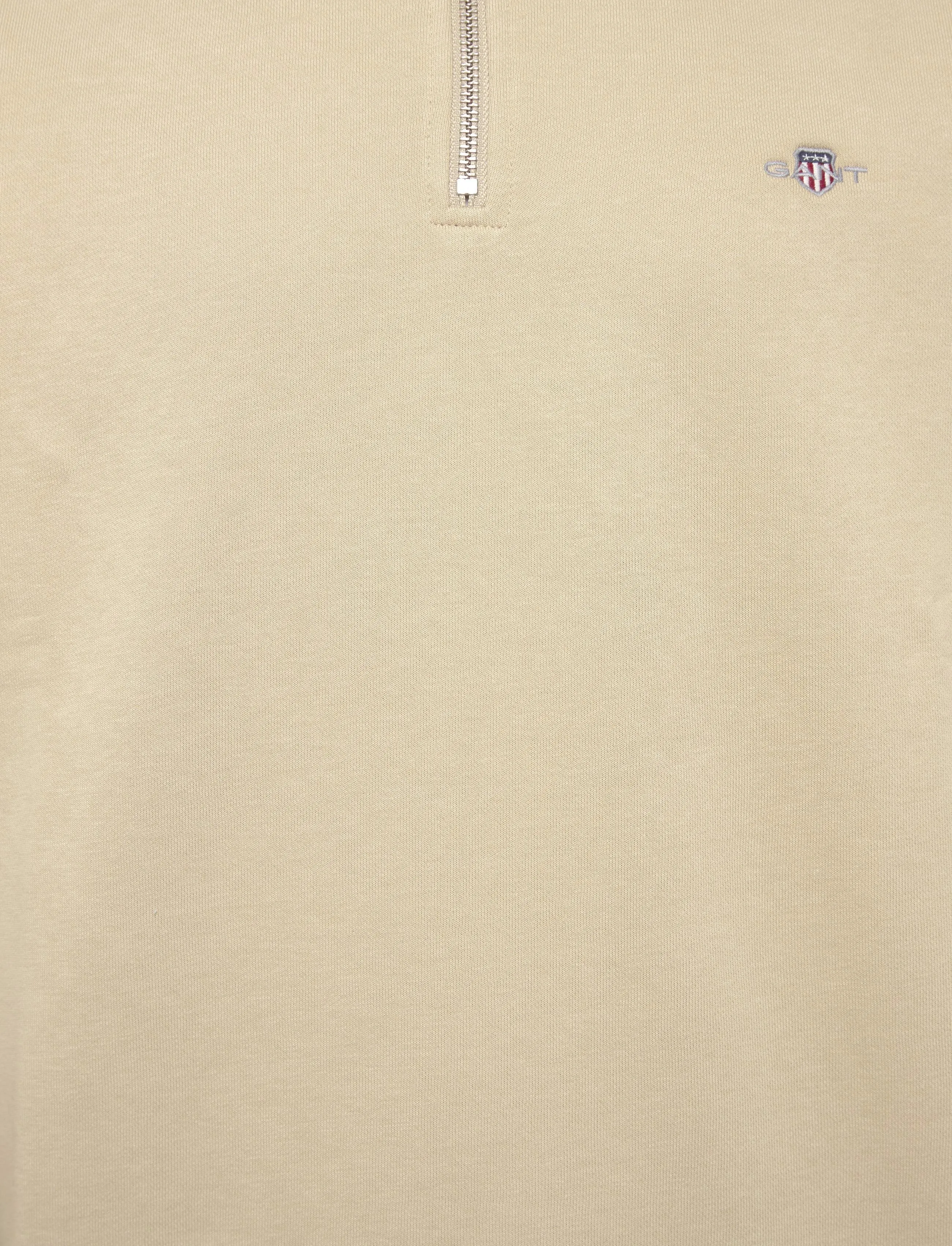 Gant - REG SHIELD HALF ZIP SWEAT - sweatshirts - oat beige - 2