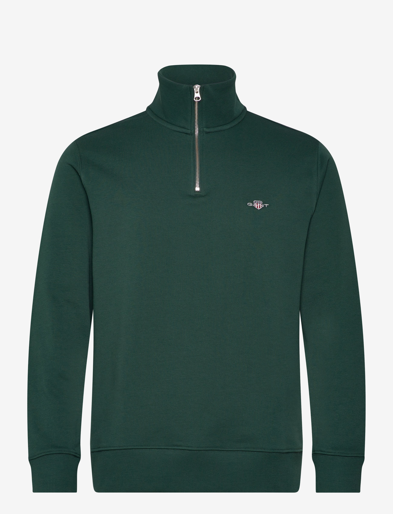 Gant - REG SHIELD HALF ZIP SWEAT - shop efter anledning - tartan green - 1