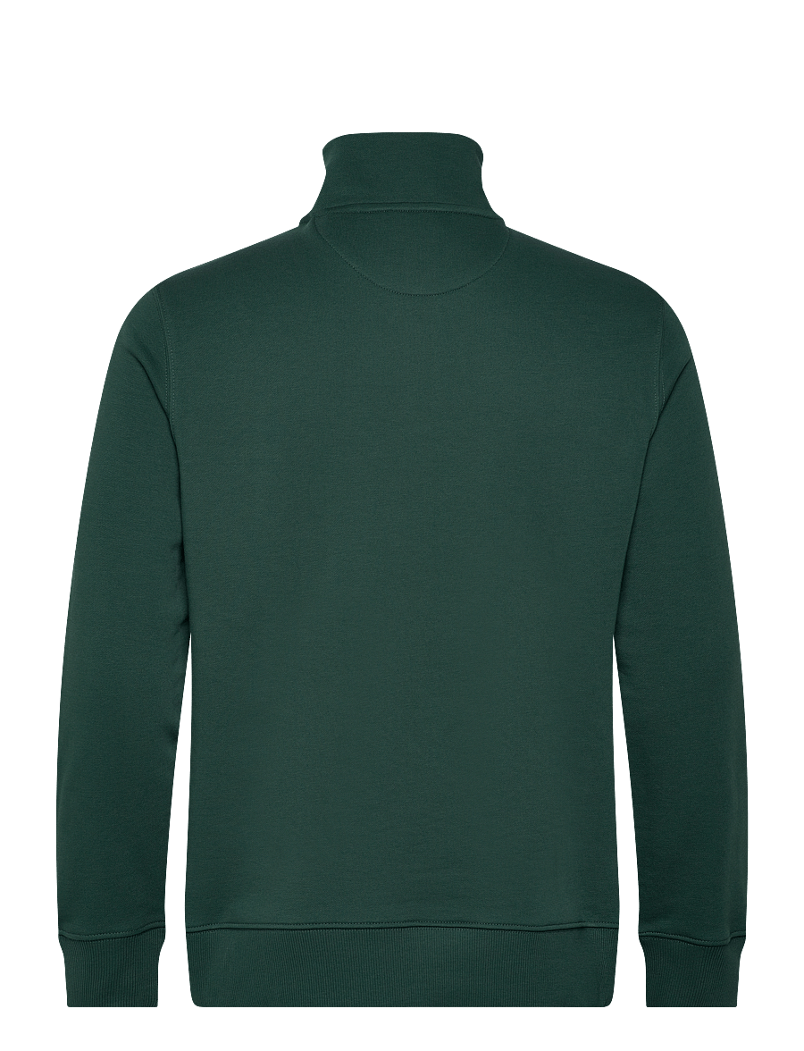 Gant - REG SHIELD HALF ZIP SWEAT - poolpika lukuga džemprid - tartan green - 2