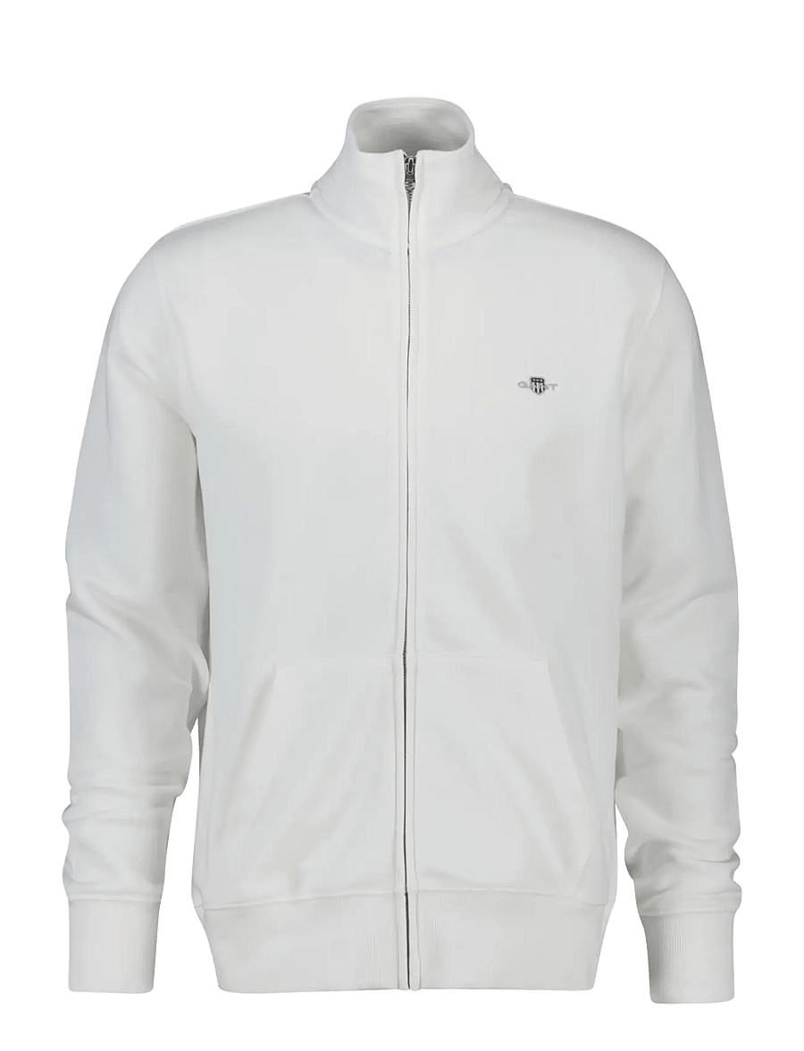 Gant - REG SHIELD FULL ZIP SWEAT - shop by occasion - eggshell - 0
