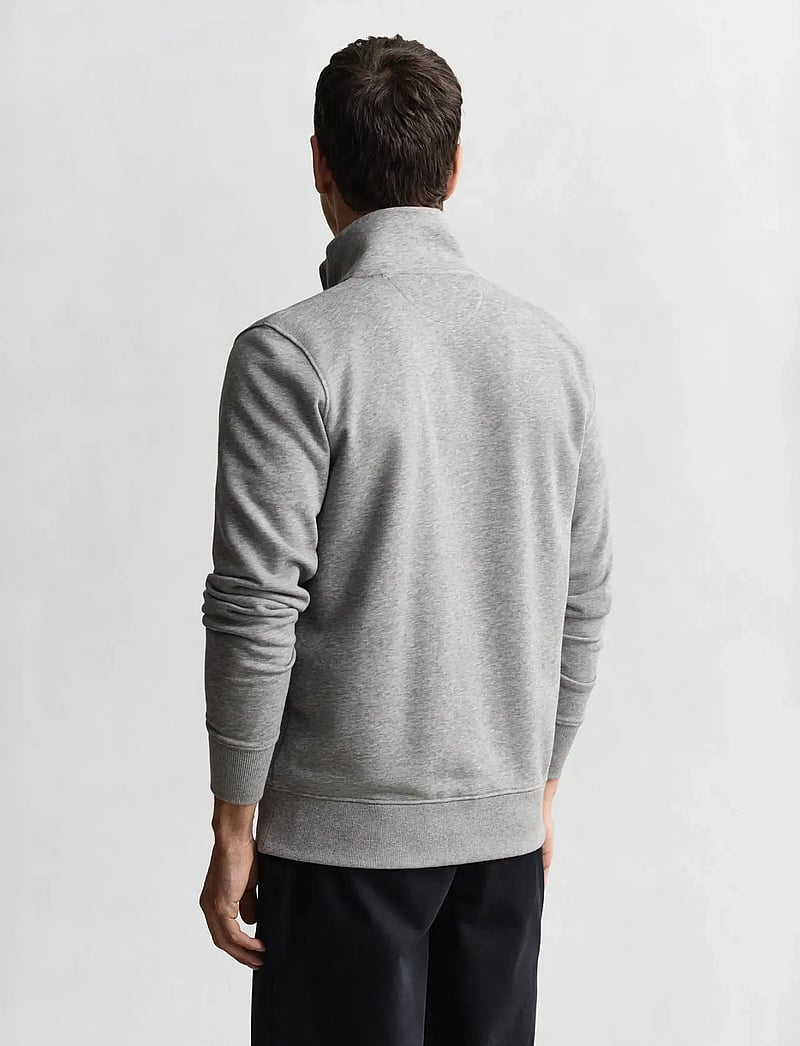 GANT - REG SHIELD FULL ZIP SWEAT - nach anlass kaufen - grey melange - 2