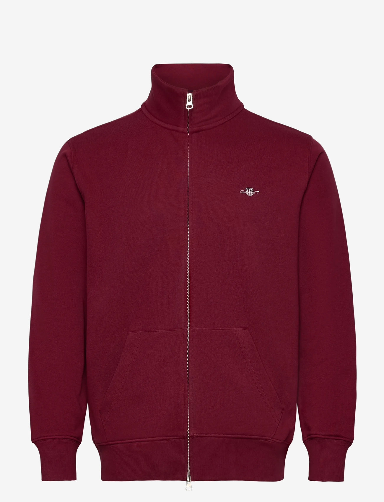 GANT - REG SHIELD FULL ZIP SWEAT - shop efter anledning - plumped red - 0
