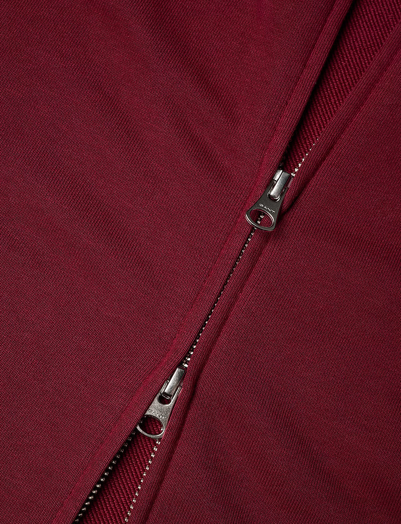 Gant - REG SHIELD FULL ZIP SWEAT - nach anlass kaufen - plumped red - 2