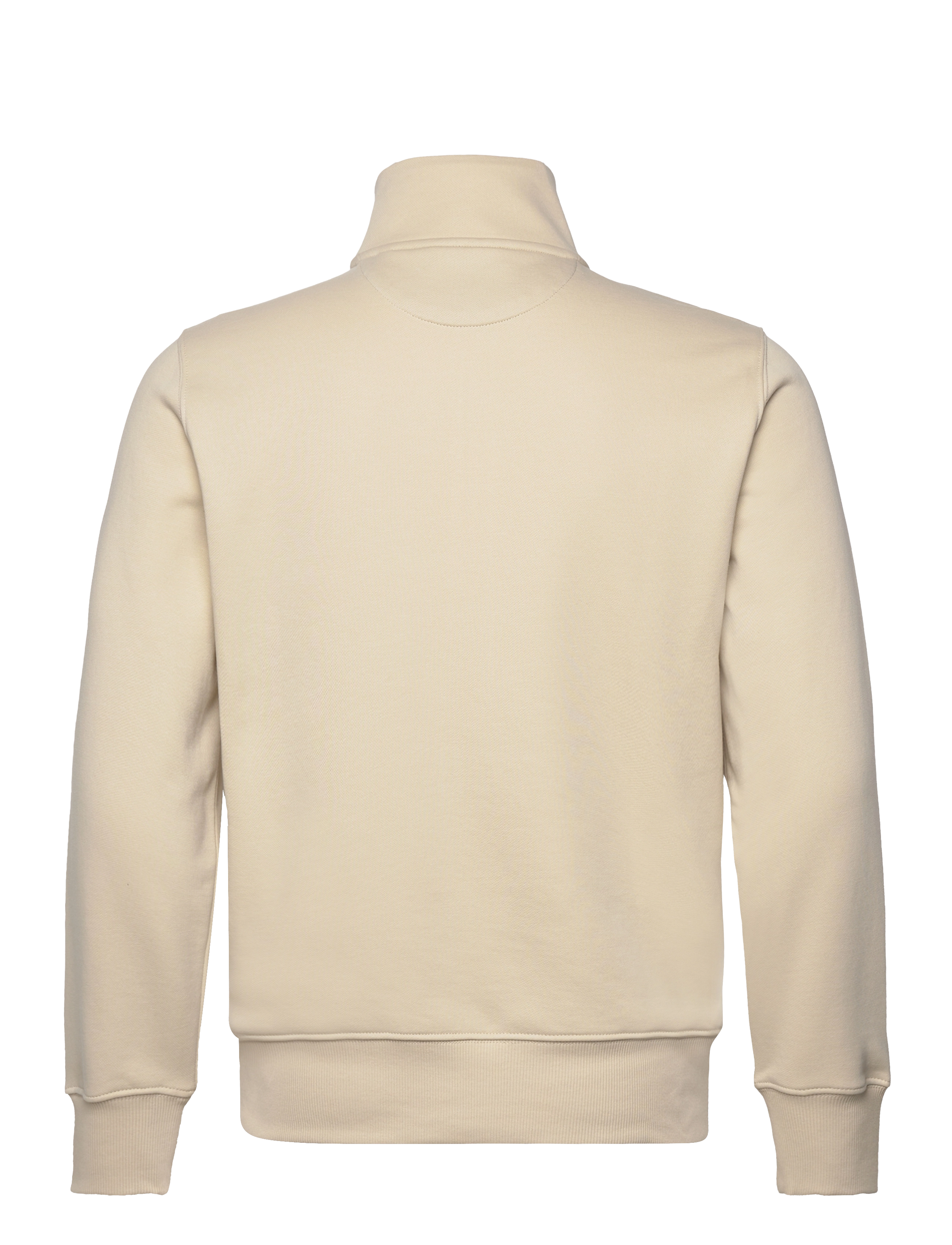 Gant - REG SHIELD FULL ZIP SWEAT - sweatshirts - silky beige - 1