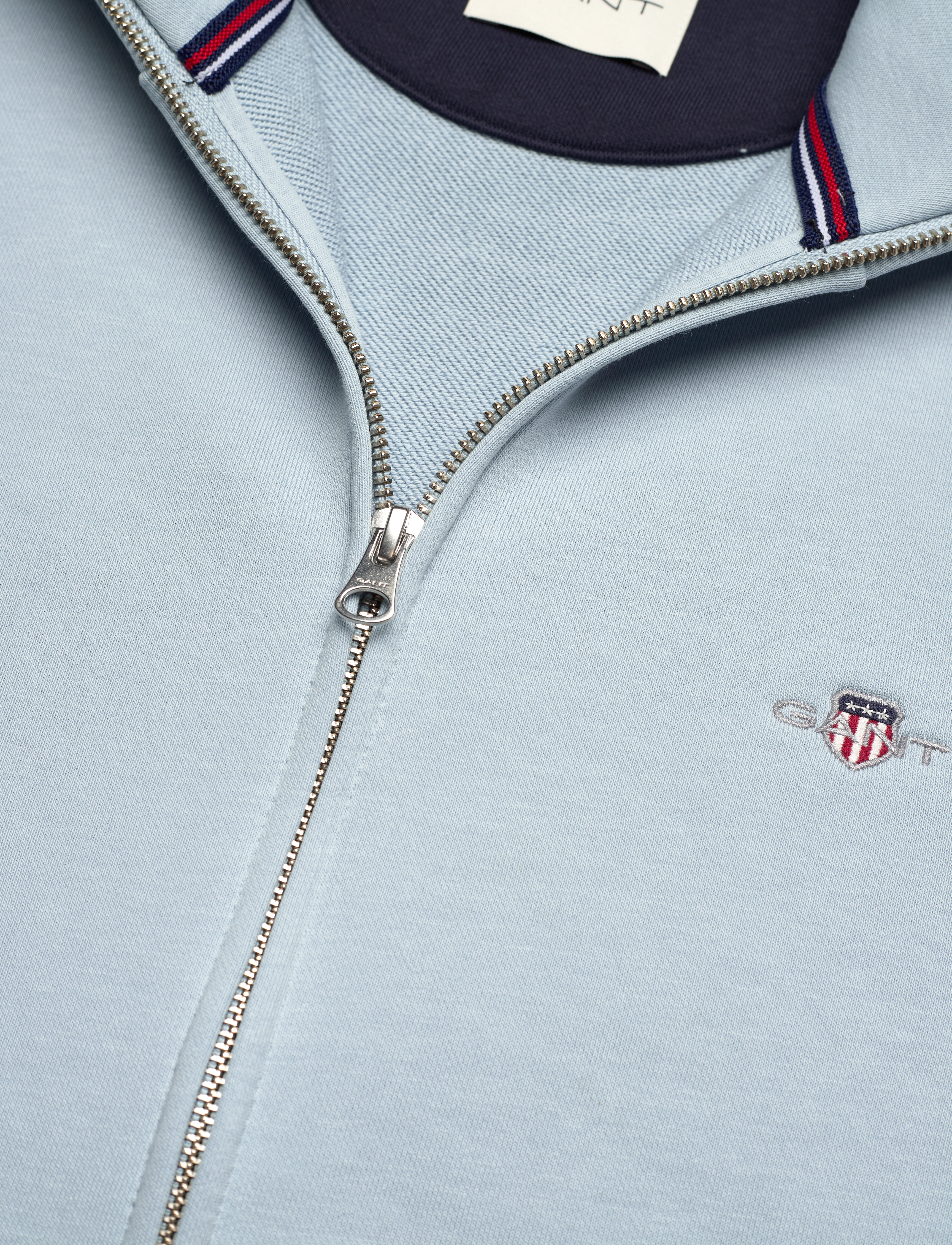 Gant - REG SHIELD FULL ZIP SWEAT - sweatshirts - stormy sea - 2