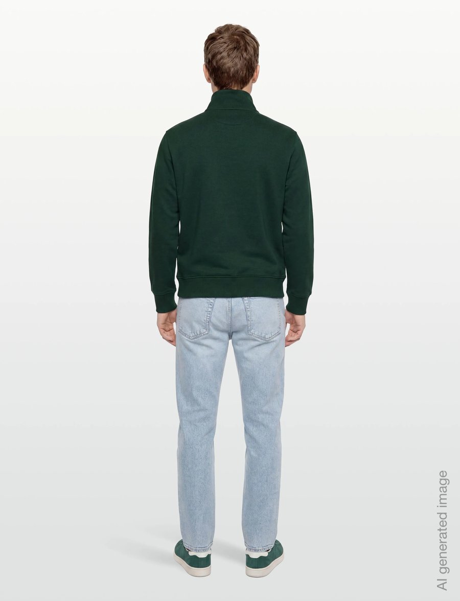 Gant - REG SHIELD FULL ZIP SWEAT - sweatshirts - tartan green - 4