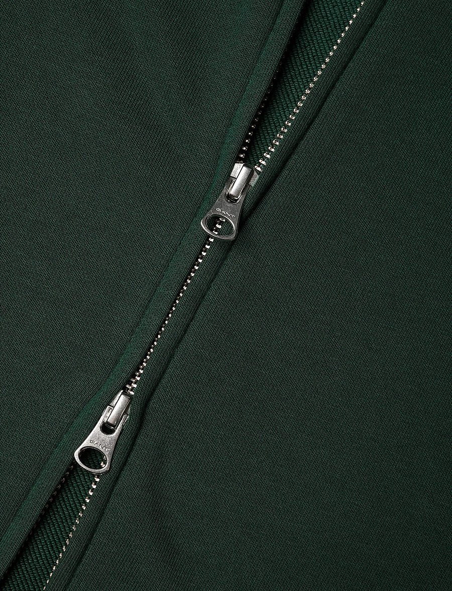 Gant - REG SHIELD FULL ZIP SWEAT - nach anlass kaufen - tartan green - 3