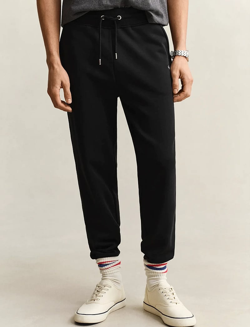 GANT - REG SHIELD SWEATPANTS - nach anlass kaufen - black - 0