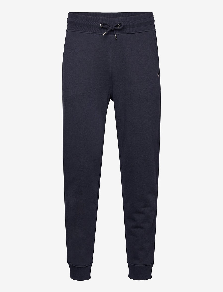 Gant - REG SHIELD SWEATPANTS - osta olukorra järgi - evening blue - 1