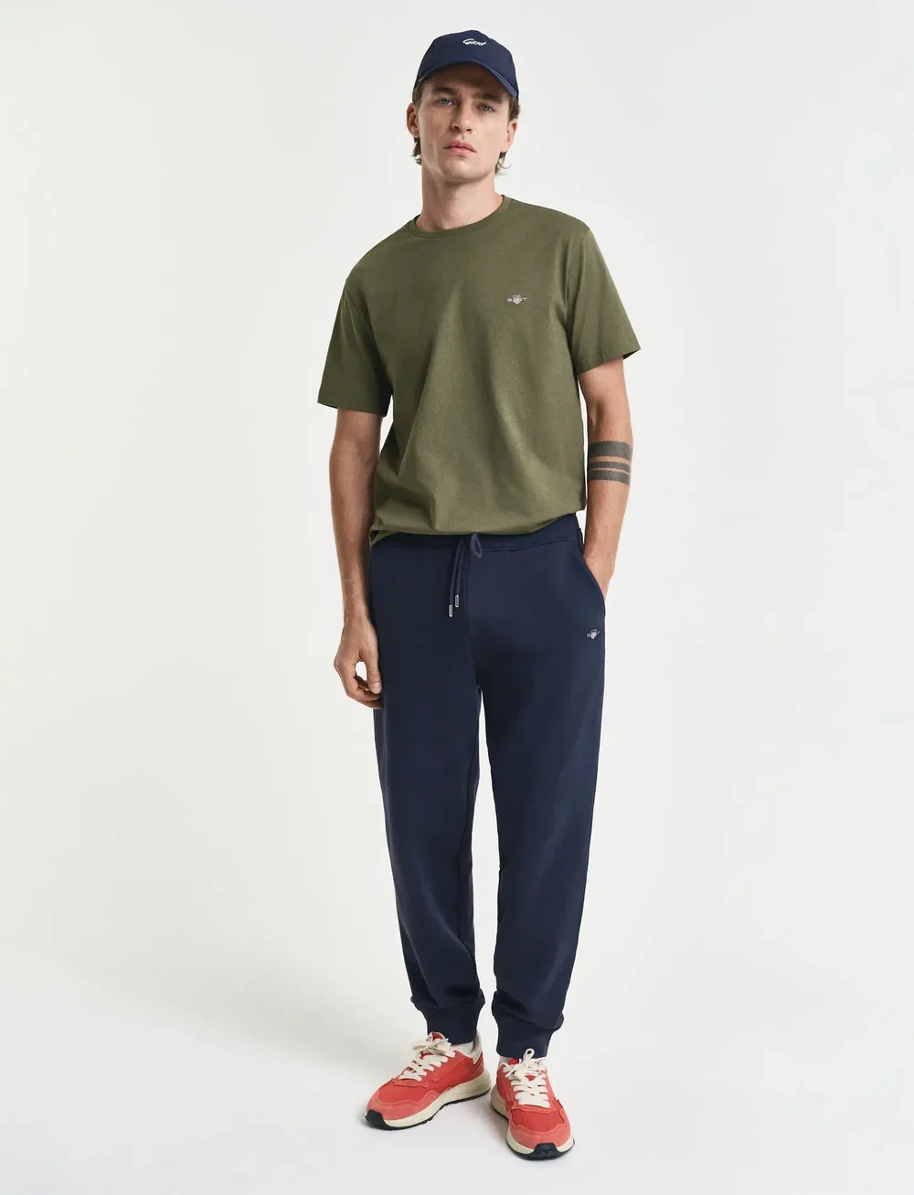 GANT - REG SHIELD SWEATPANTS - nach anlass kaufen - evening blue - 0