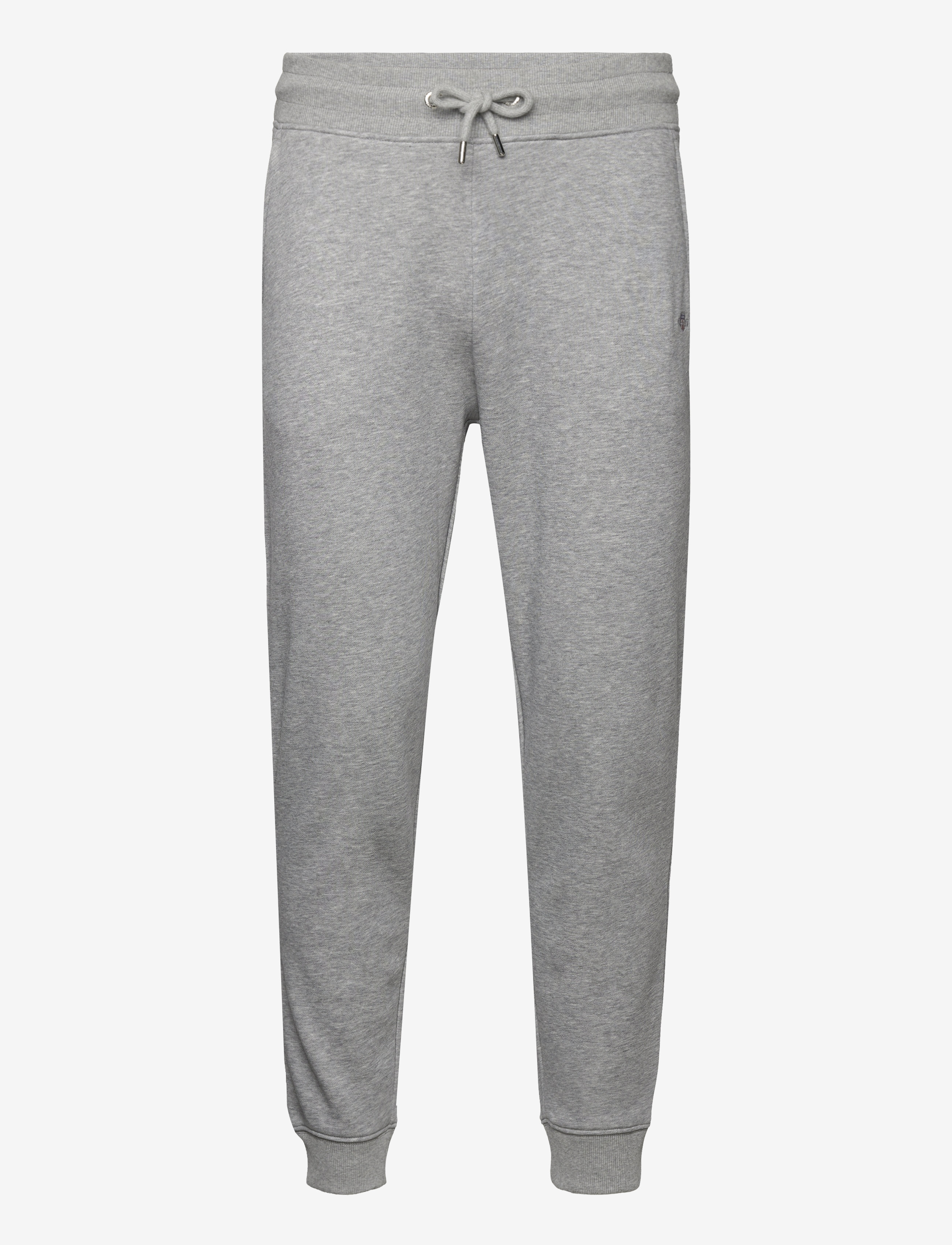 Gant REG SHIELD SWEATPANTS - Joggingbyxor - GREY MELANGE / grey