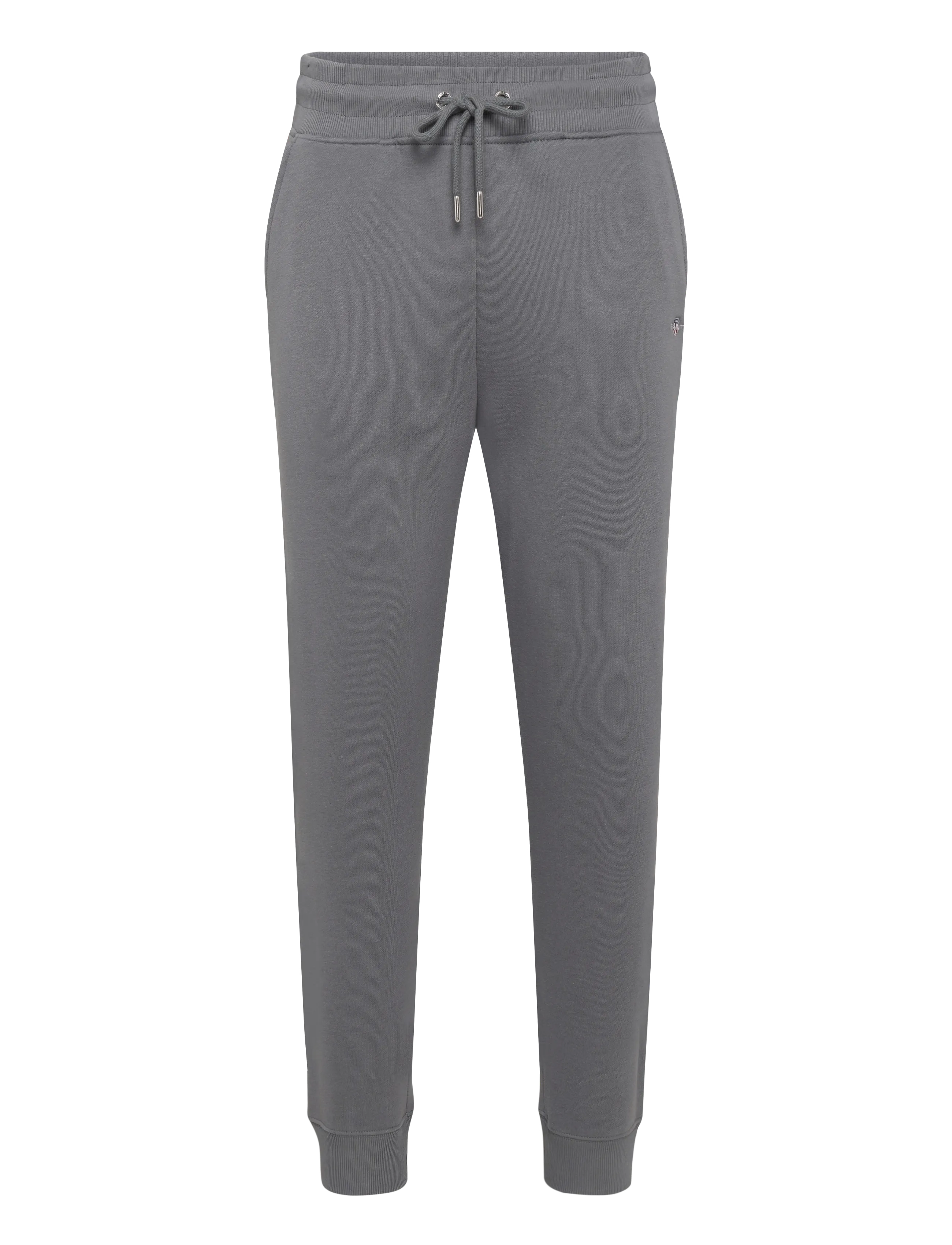 Gant REG SHIELD SWEATPANTS - Kläder - MID GREY / grey
