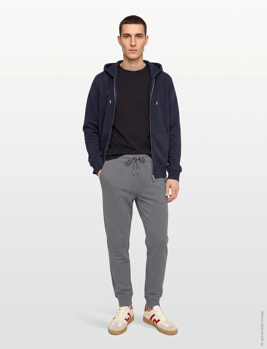 Gant - REG SHIELD SWEATPANTS - nach anlass kaufen - mid grey - 0