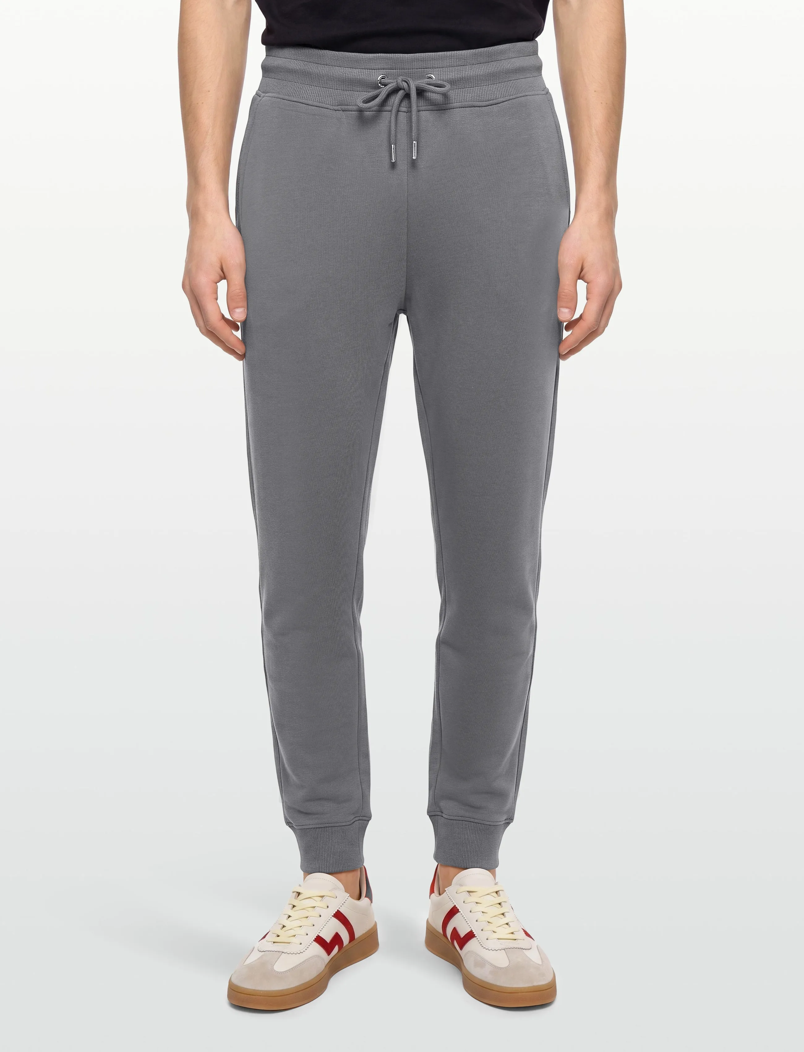 Gant - REG SHIELD SWEATPANTS - nach anlass kaufen - mid grey - 3