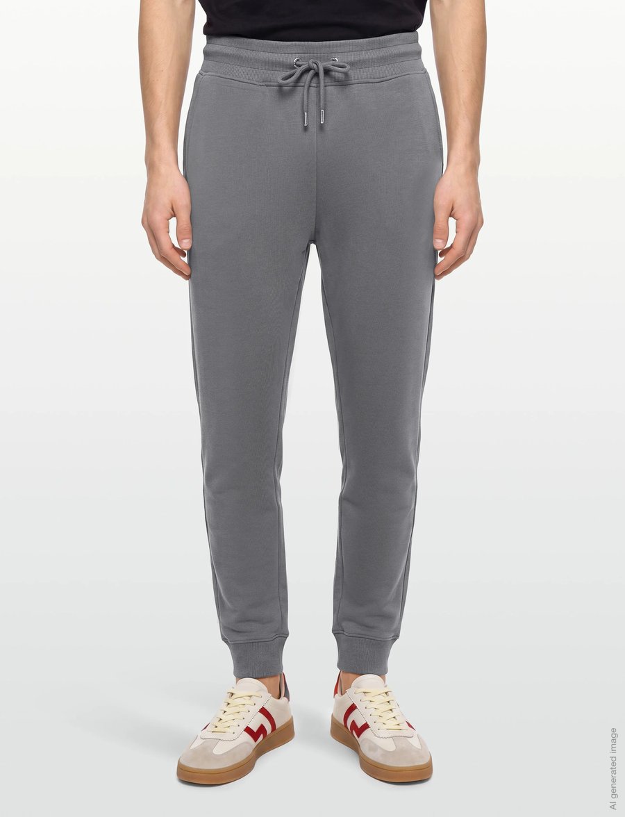 Gant - REG SHIELD SWEATPANTS - nach anlass kaufen - mid grey - 3